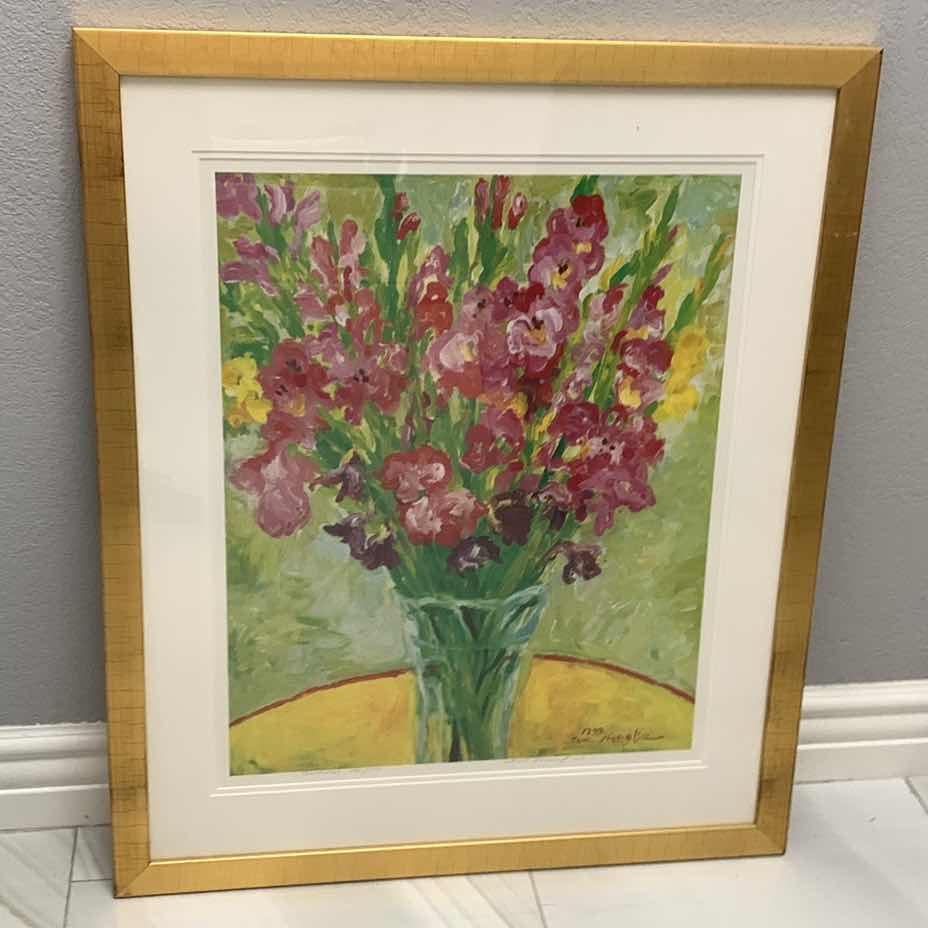 Photo 1 of GLADIOLUS LIMITED EDITION SIGNED BY SUK SHUGLIE 125/500 29” X 35”