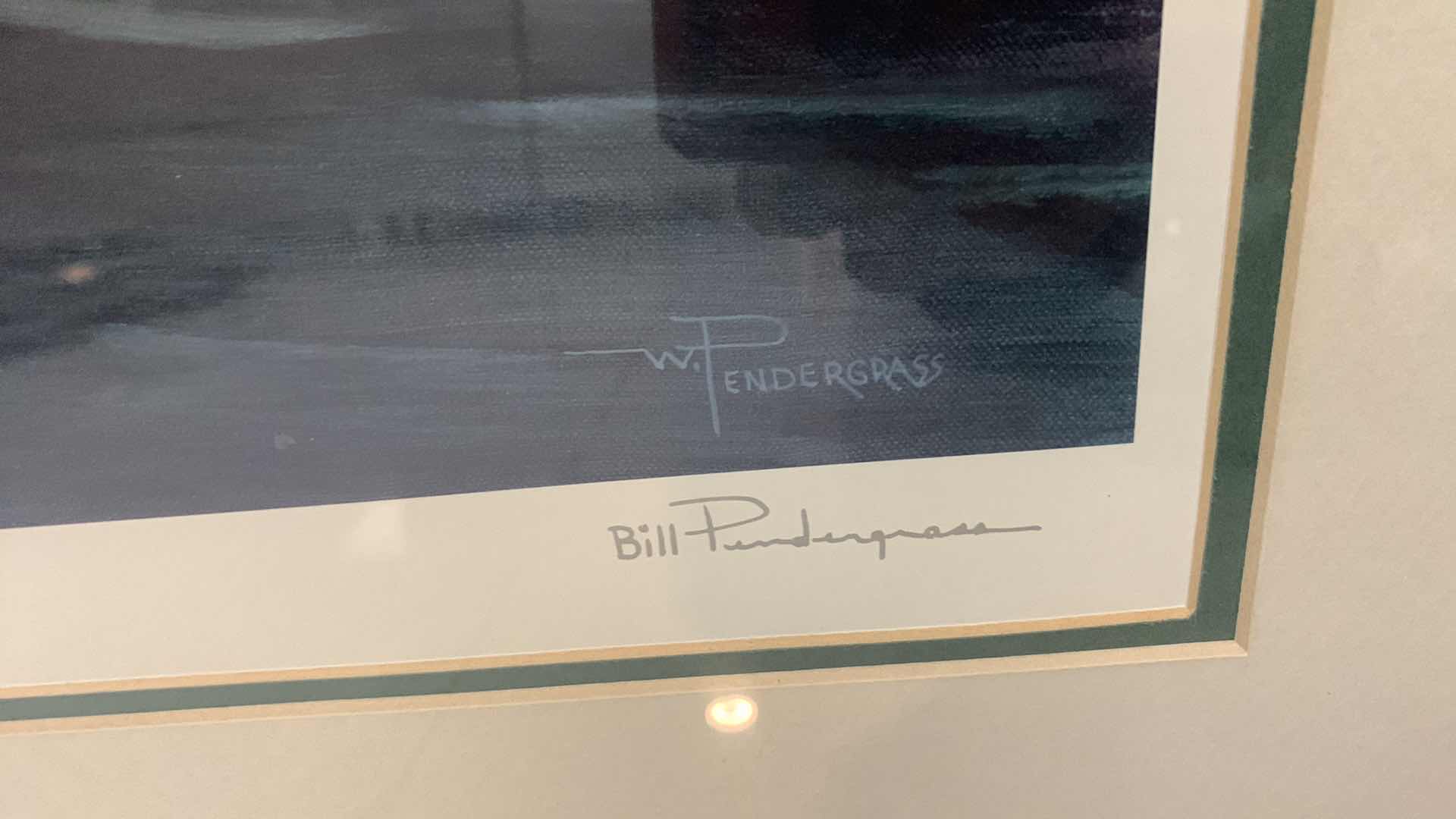 Photo 4 of BILL PENDERGRASS GOLF PRINT SIGNED AND NUMBERED 1834/5000 31” X 24”