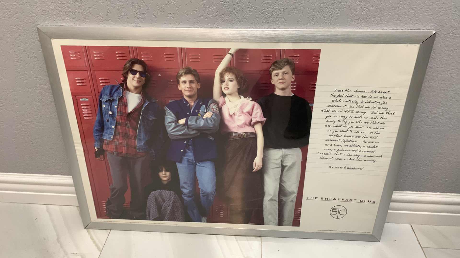 Photo 1 of BREAKFAST CLUB MOVIE POSTER 38” X 26”