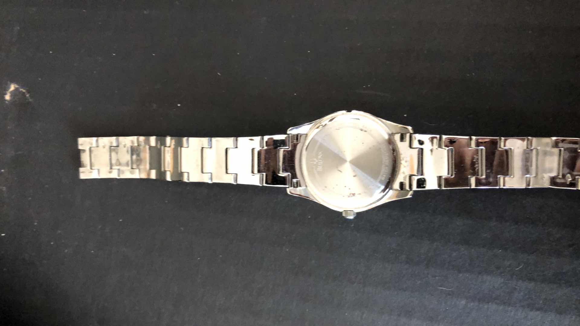 Photo 4 of CRYSTAL BULOVA QUARTZ LADIES WATCH STAINLESS STEEL