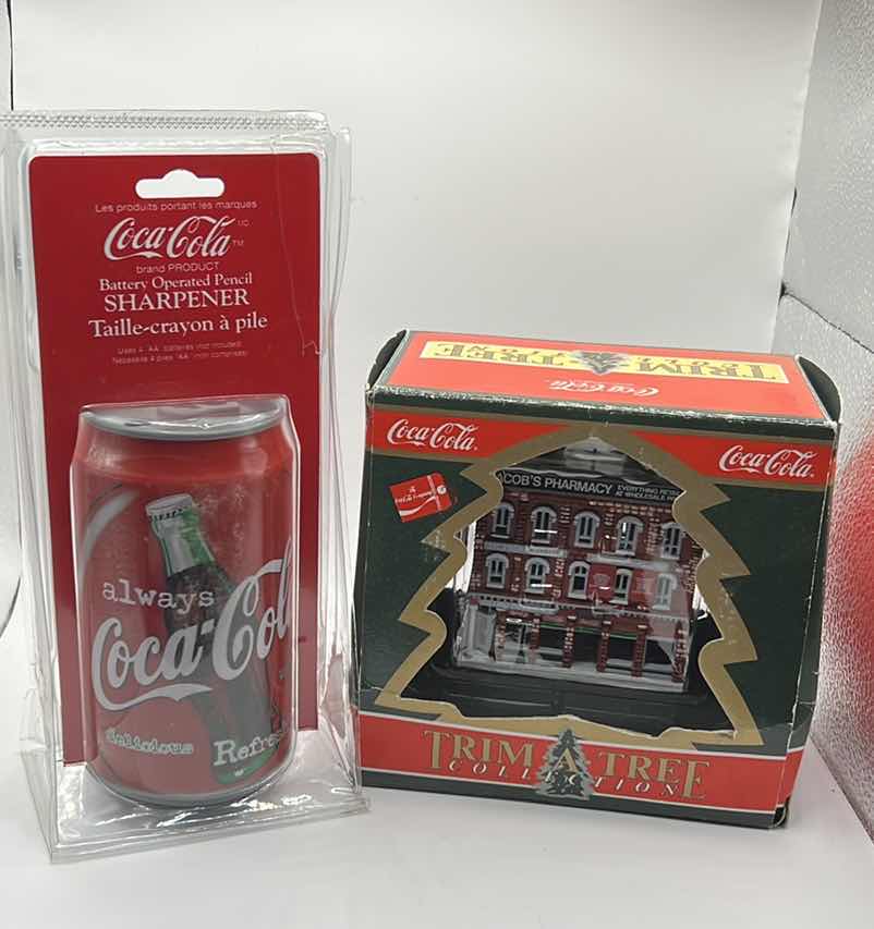 Photo 1 of COCA COLA PENCIL SHARPENER AND TRIM A TREE ORNAMENT