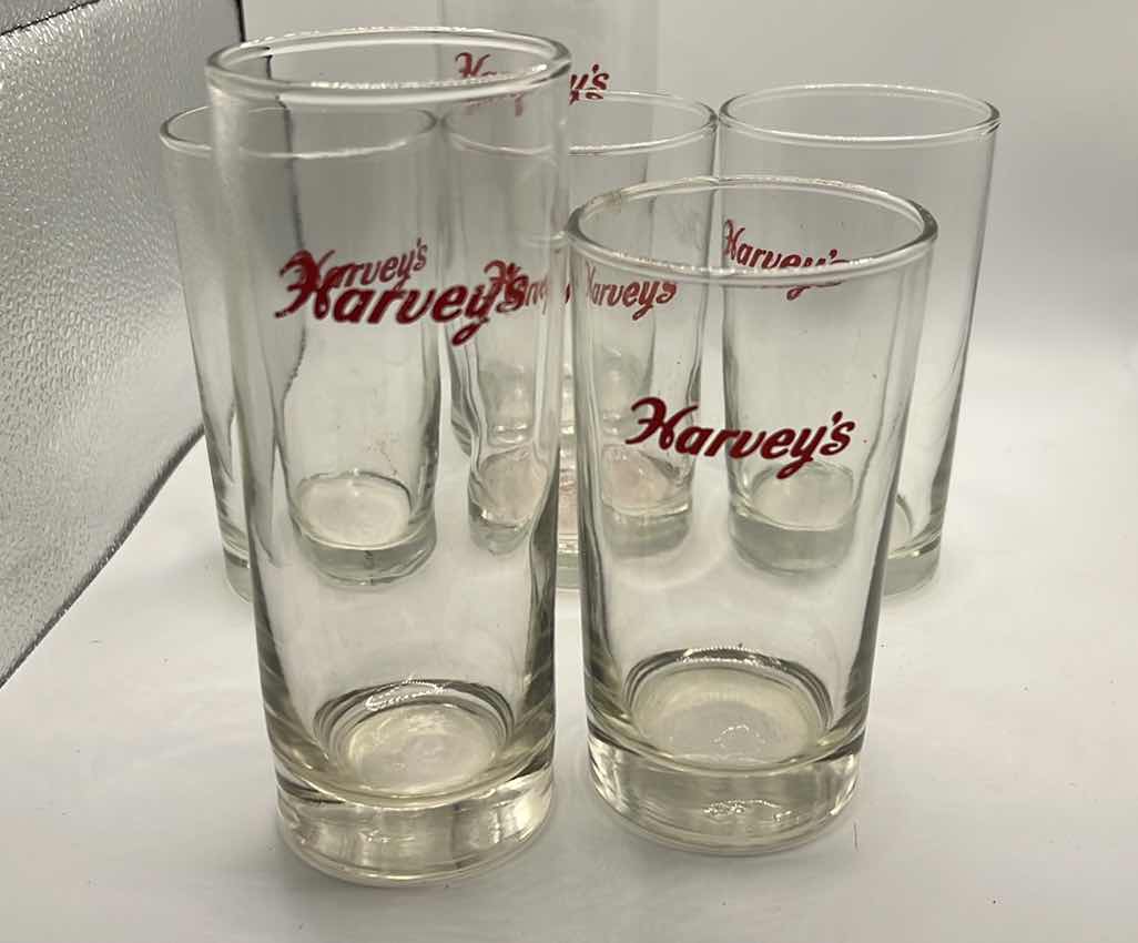 Photo 3 of 6 - HARVEY’S SO. LAKE TAHOE COCKTAIL GLASSES CIRCA 1970