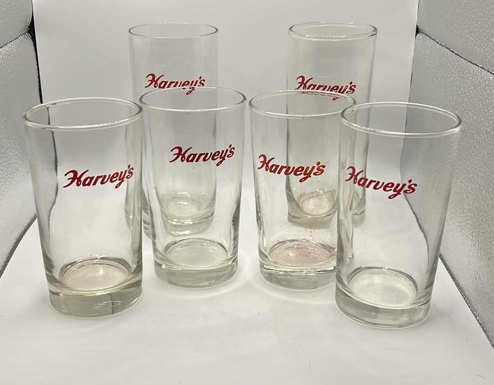 Photo 1 of 6 - HARVEY’S SO. LAKE TAHOE COCKTAIL GLASSES CIRCA 1970