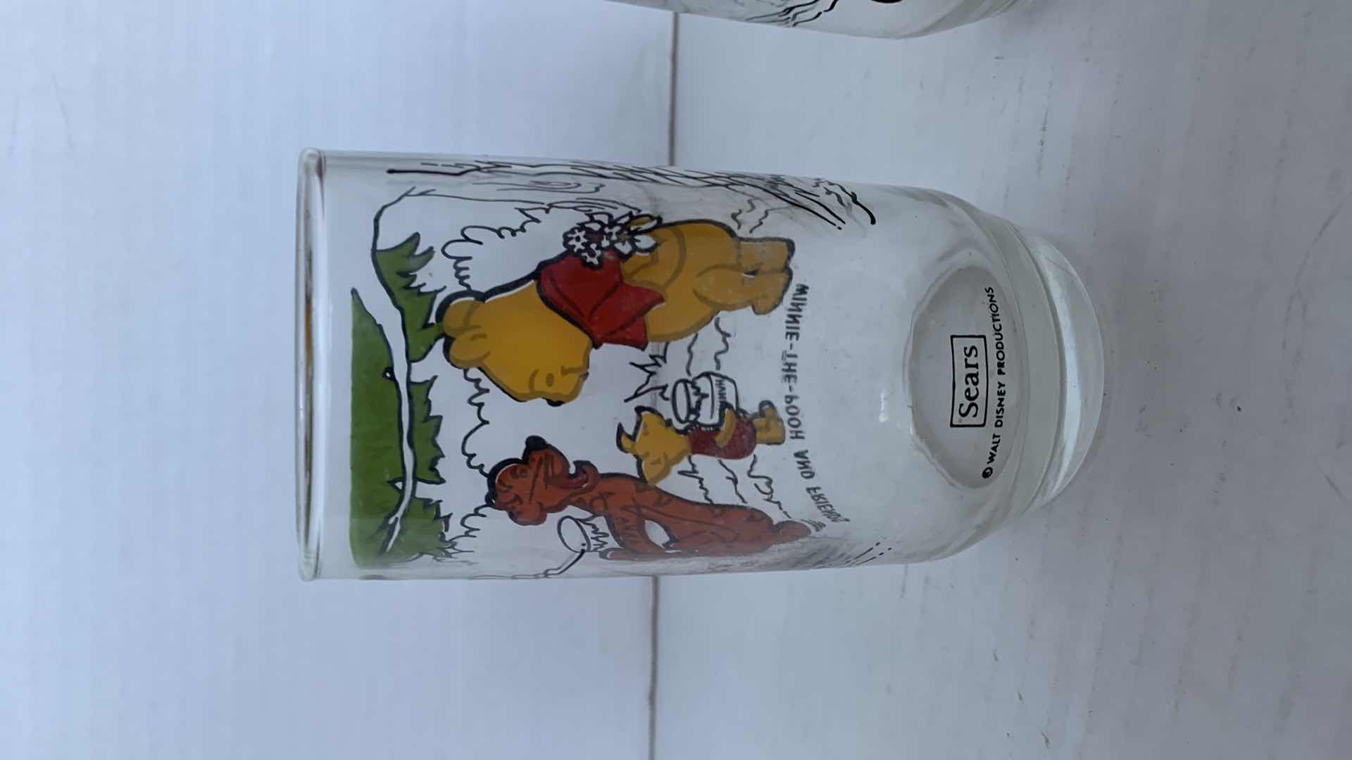 Photo 4 of 3-VINTAGE SEARS WINNIE THE POOH DRINKING GLASSES