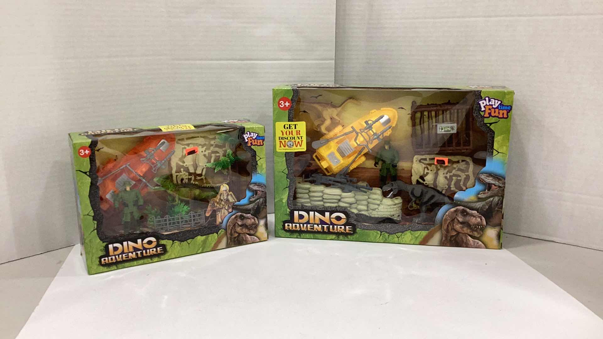 Photo 1 of 2 NEW DINO ADVENTURE TOY SETS