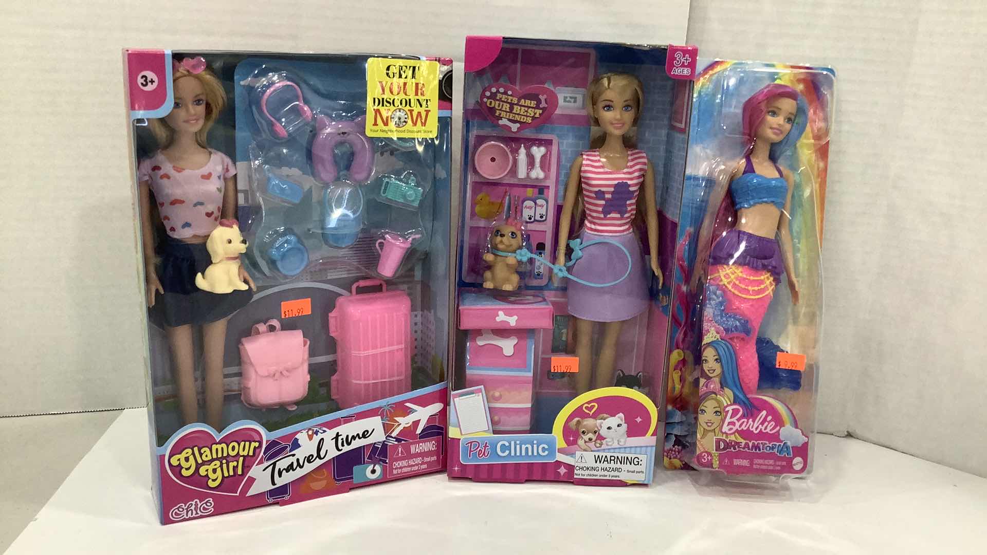 Photo 1 of 3 PCS NEW BARBIE AND OTHER GIRL DOLLS