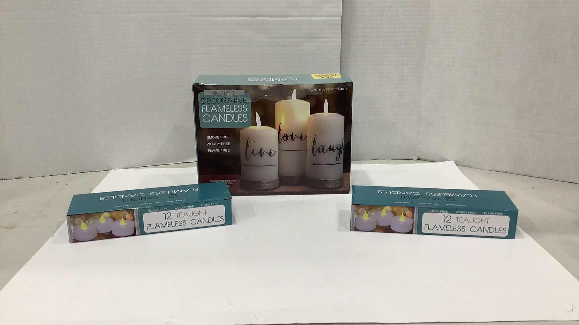 Photo 1 of 3 PCS NEW HOME DECOR CANDLE SETS