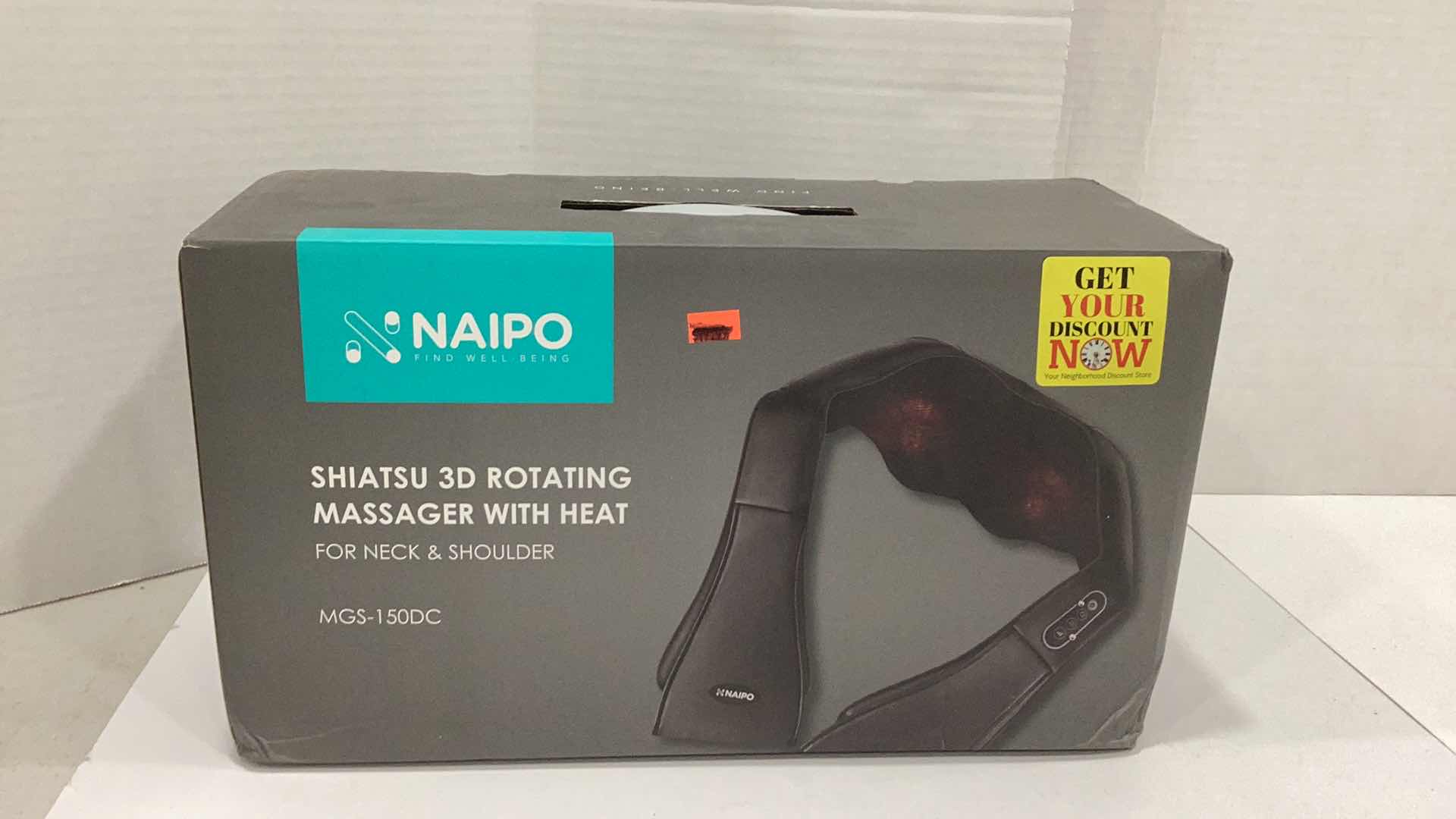 Photo 1 of APIO SHIATSU 3D ROTATING MASSAGER WITH HEAT