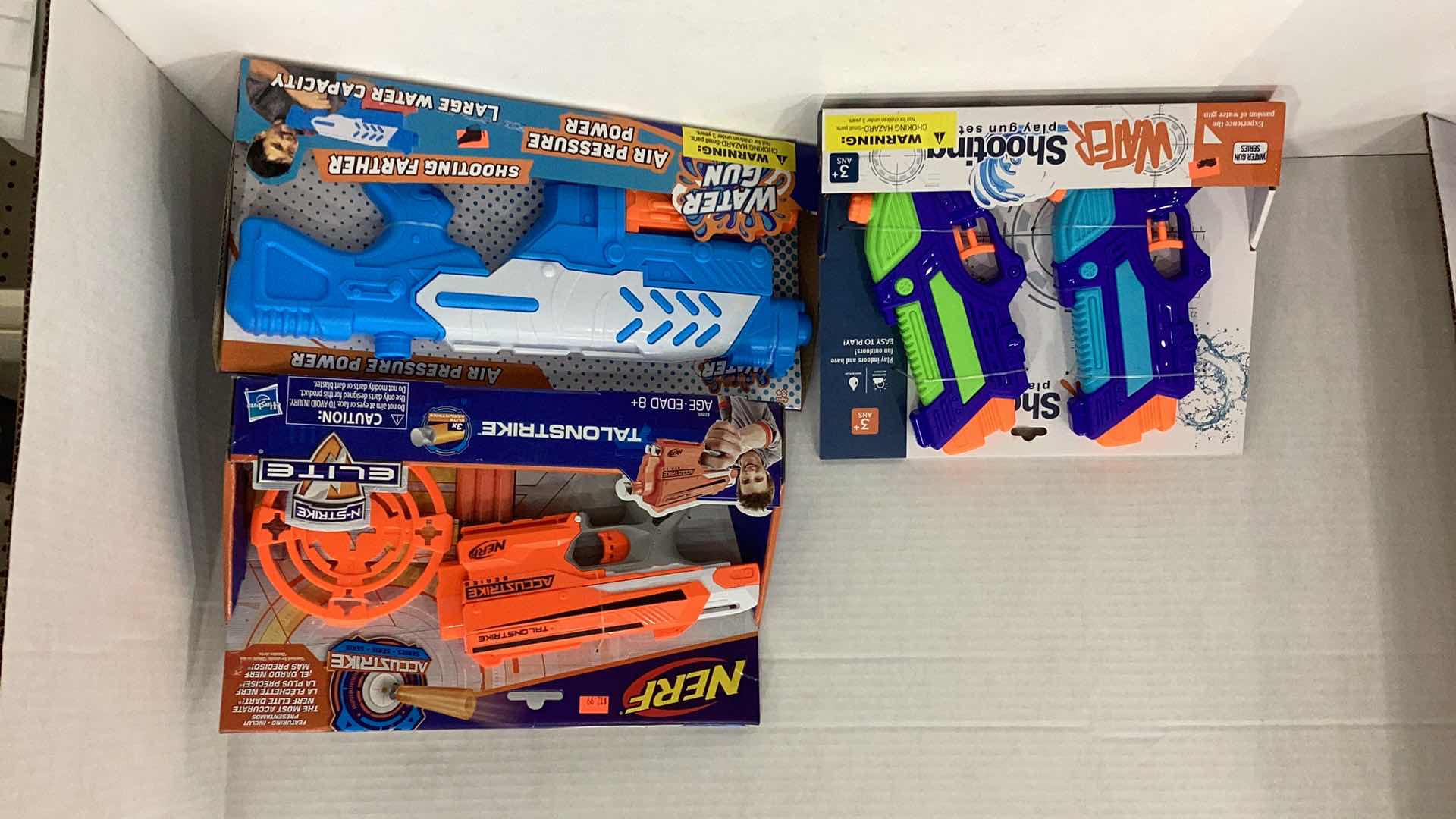 Photo 1 of NERF GUN TALONSTRIKE AND WATER GUNS