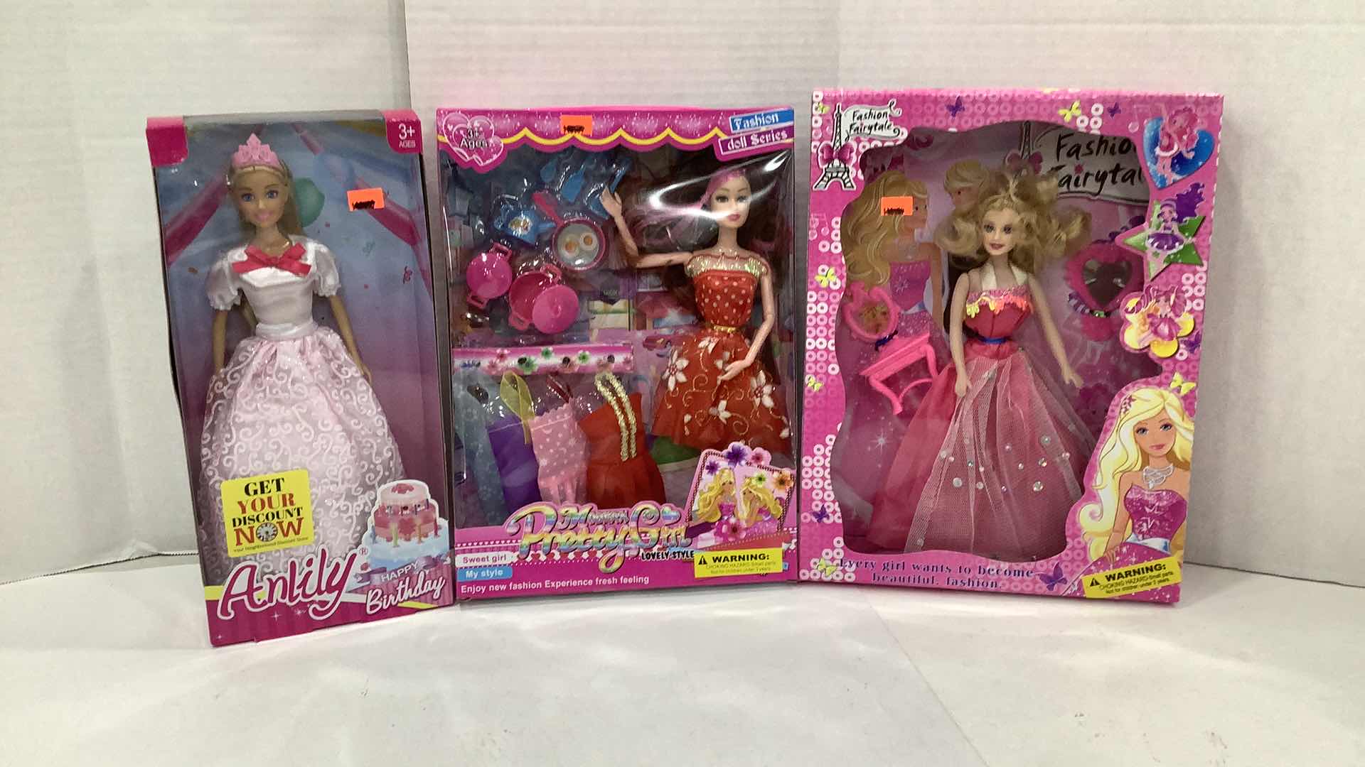 Photo 1 of 3 PCS NEW DOLLS TOYS