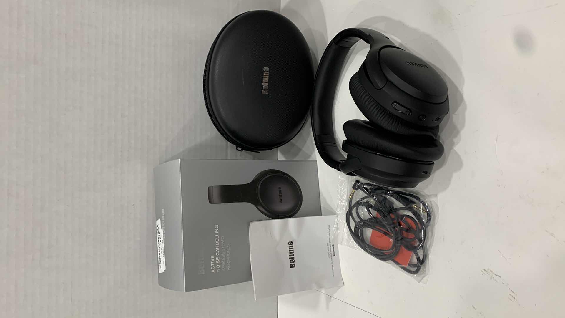 Photo 1 of BOLTUNE ACTIVE NOISE CANCELLING WIRELESS STEREO HEADPHONES