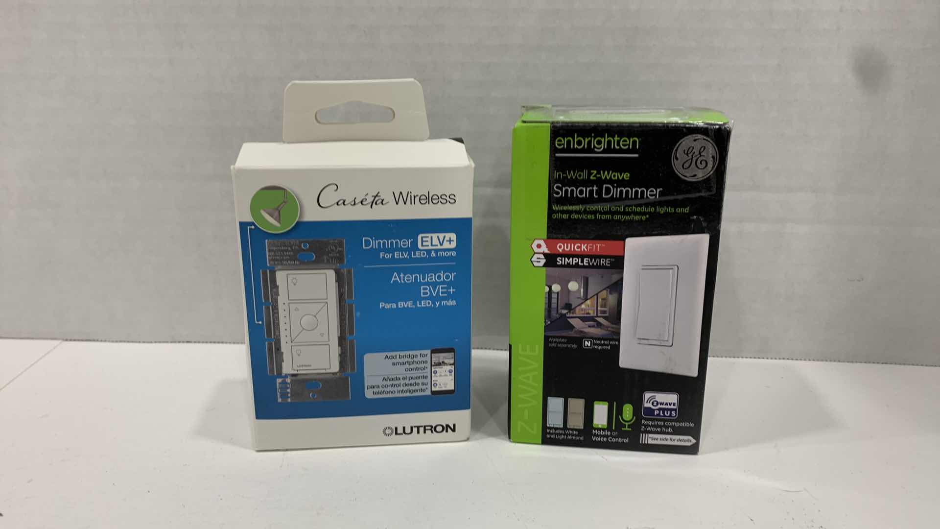 Photo 1 of CASETA WIRELESS DIMMER ELV+ AND GE ENBRIGHTEN IN-WALL Z-WAVE SMART DIMMER