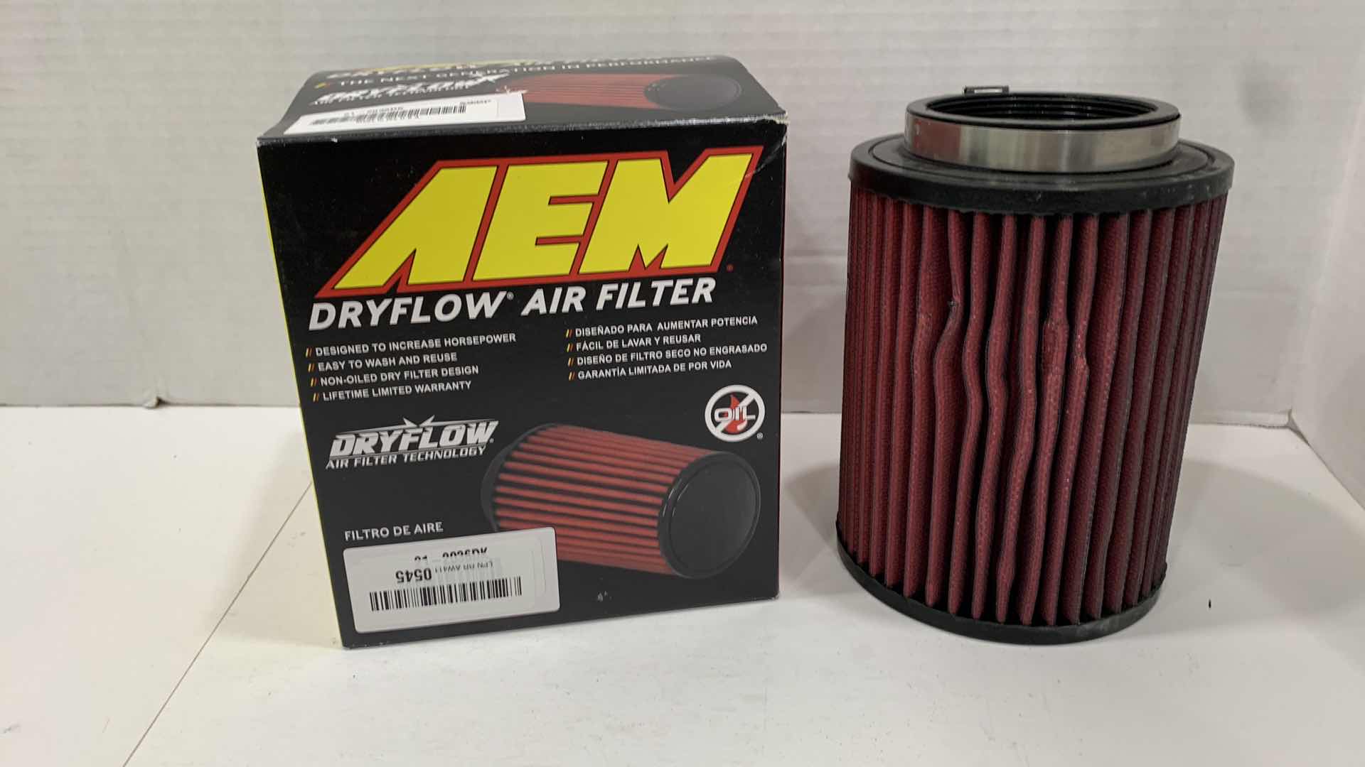 Photo 1 of AEM DRYFLOW AIR FILTER