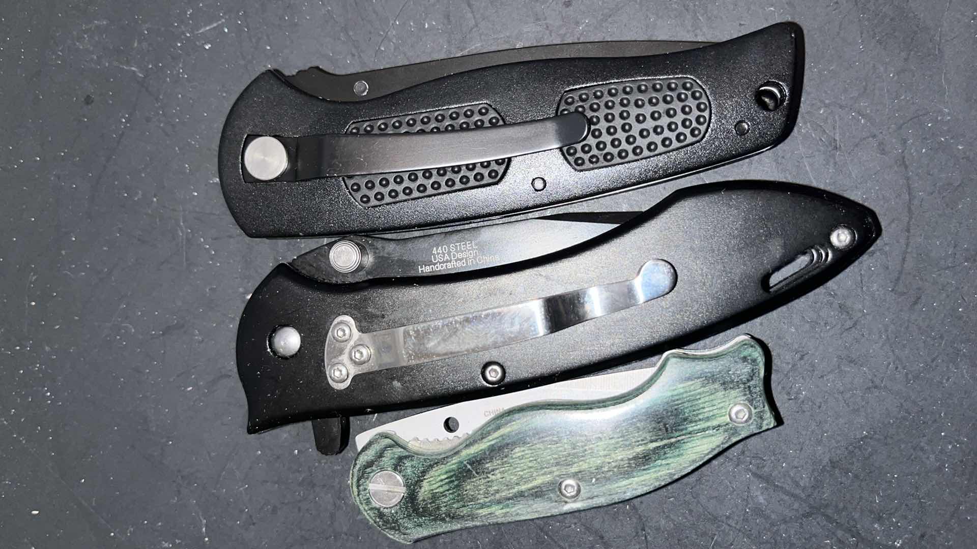 Photo 2 of KNIVES, SET OF 3- 1 SMITH&WESSON SWAT