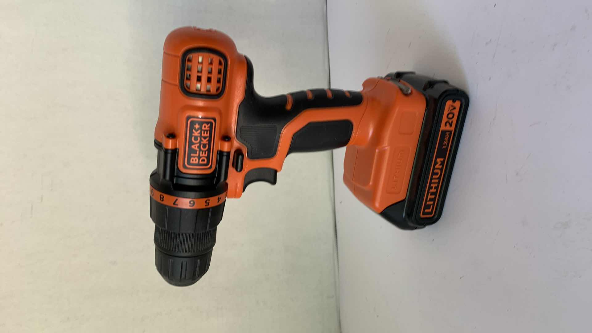 Photo 1 of BLACK AND DECKER ELECTRIC DRILL WITH BATTERY