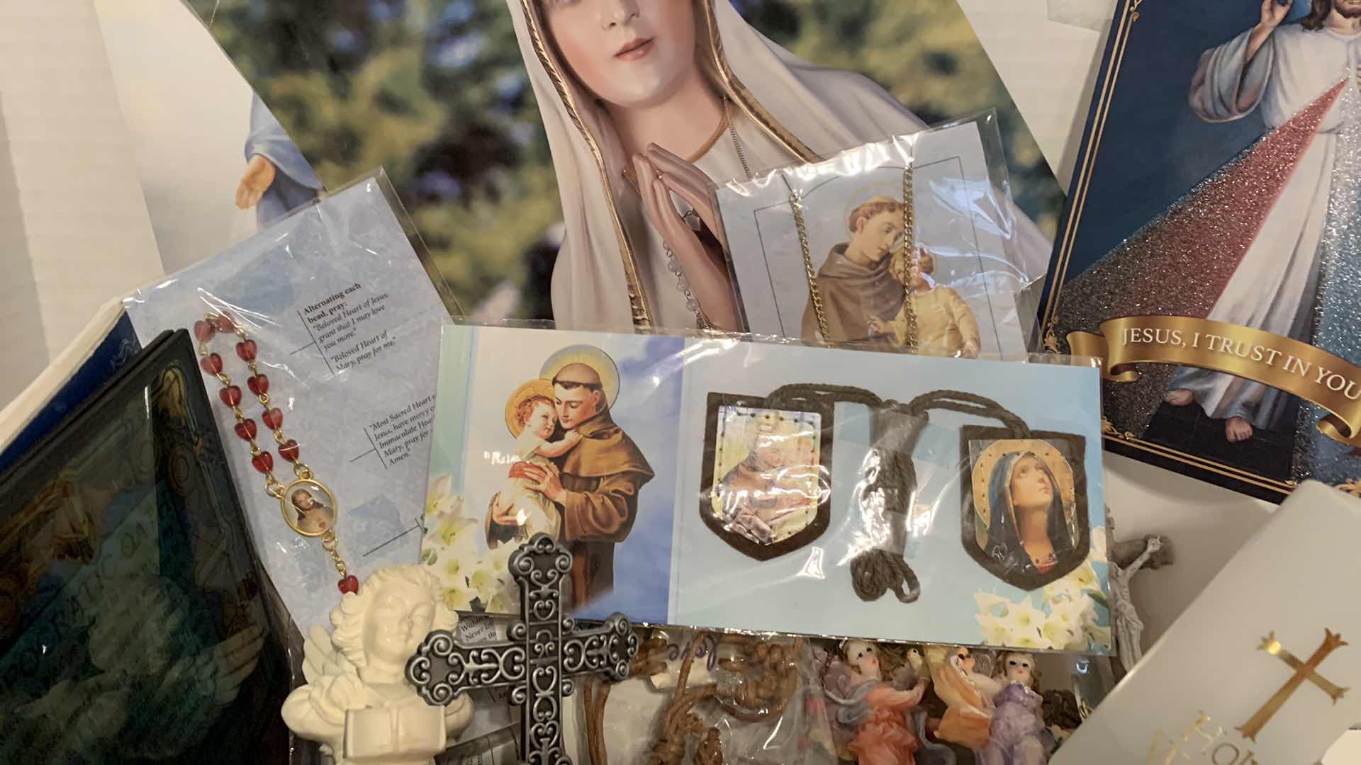 Photo 1 of ASSORTED  RELIGIOUS ITEMS