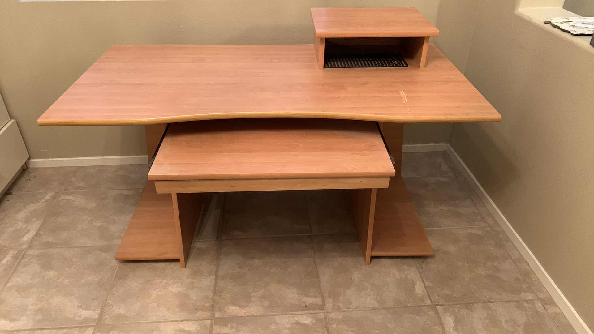 Photo 1 of WOODEN DESK 55” X 28” H 34”