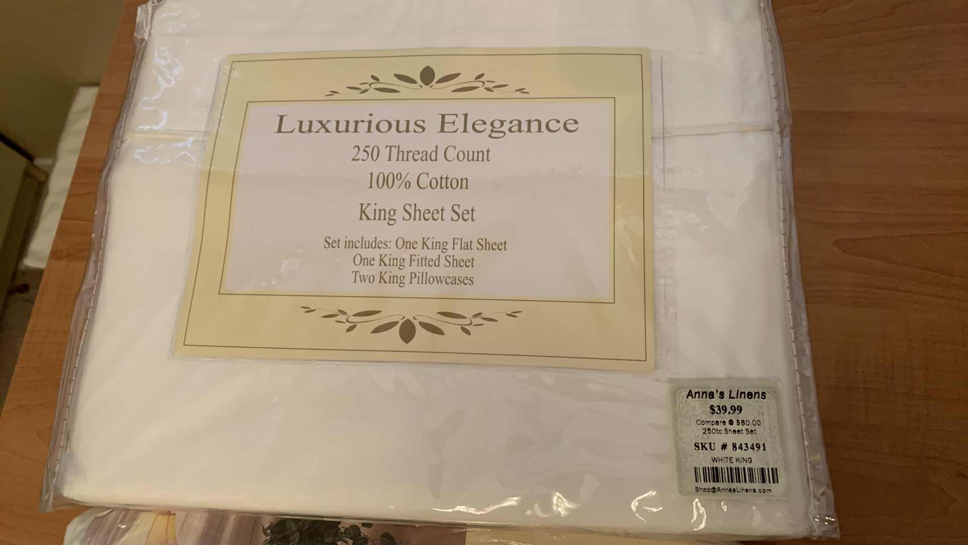 Photo 1 of PAIR OF 200 COUNT KING SHEET SETS
