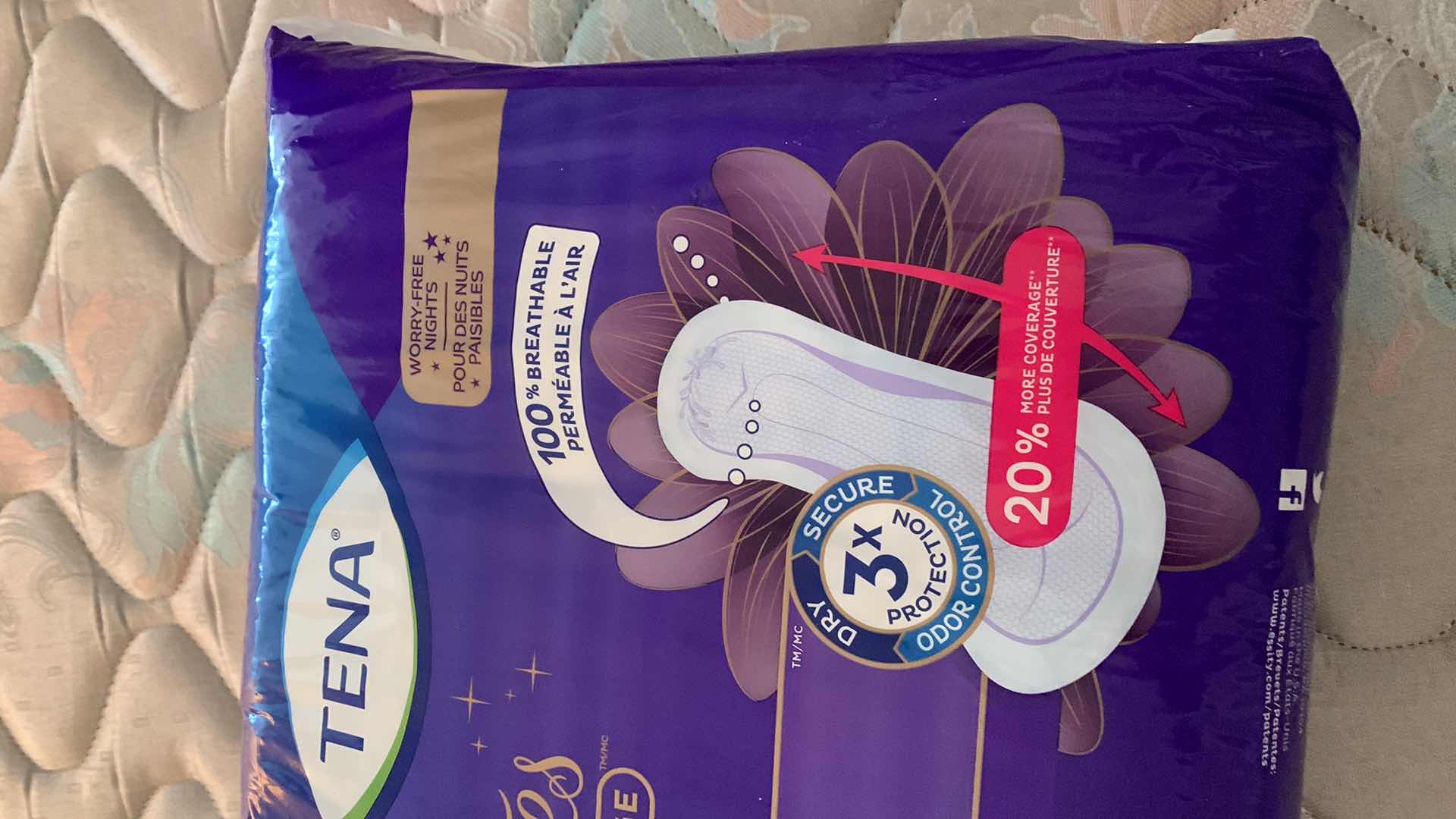 Photo 1 of TENA OVERNIGHT PADS