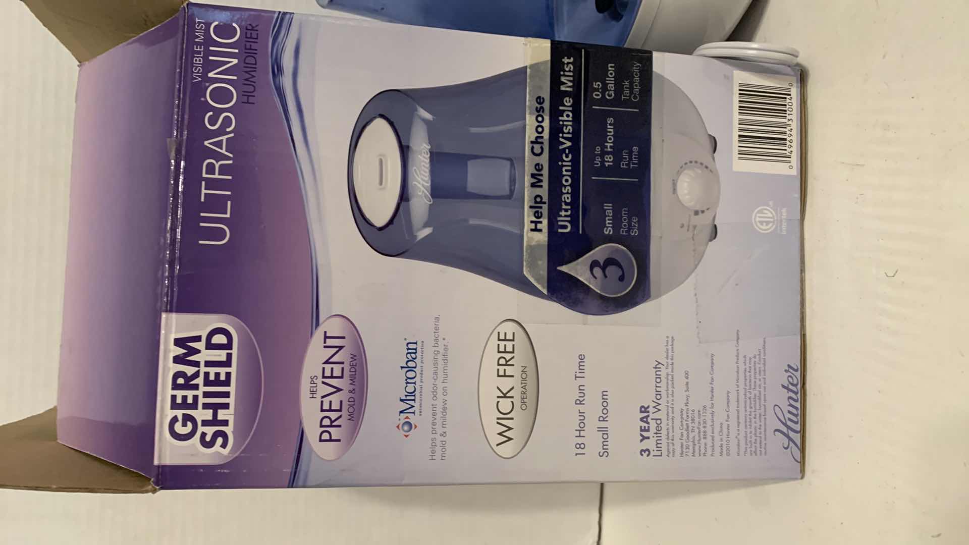 Photo 1 of GERM SHIELD ULTRASONIC HUMIDIFIER