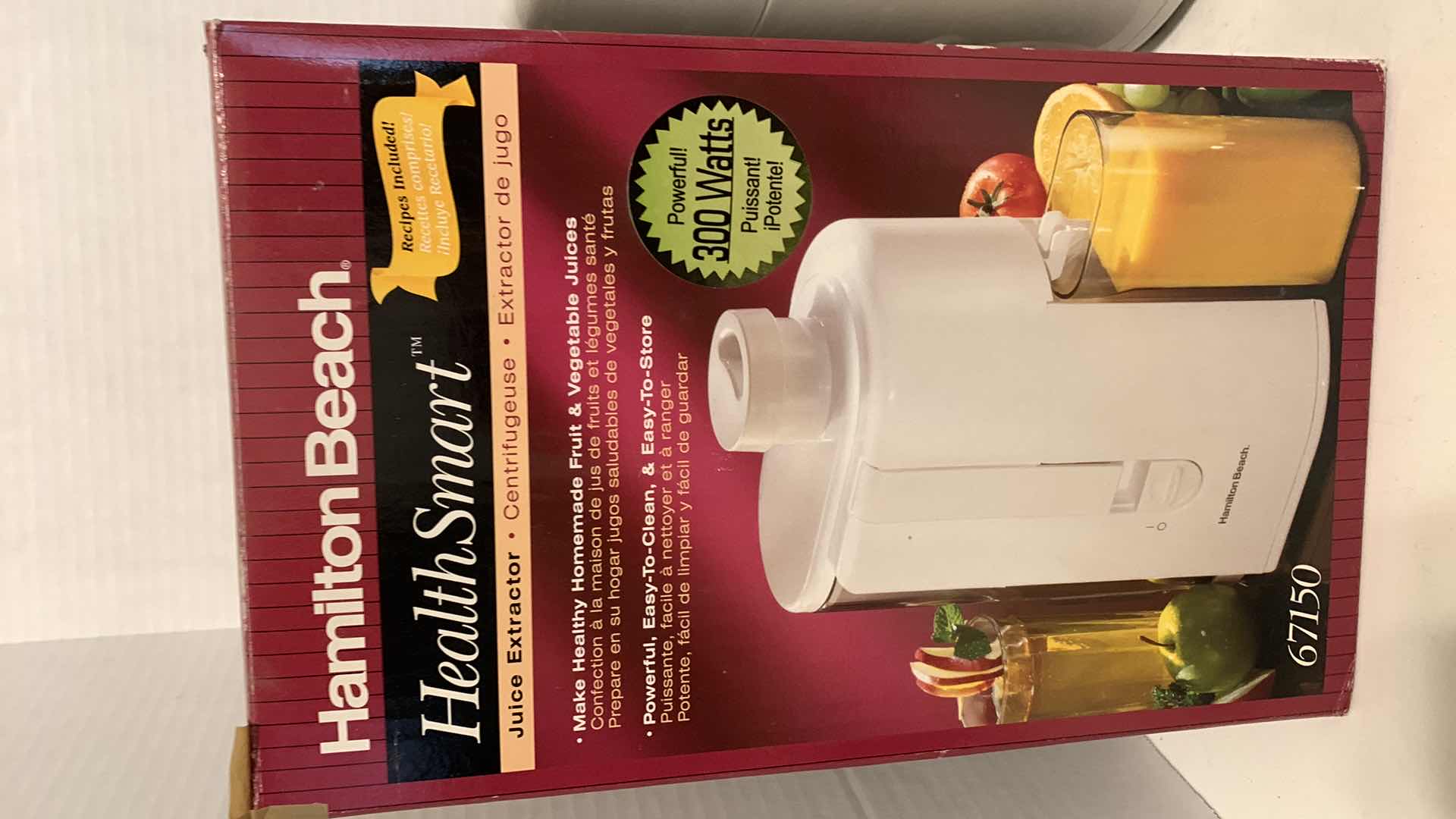 Photo 1 of HAMILTON BEACH JUICE EXTRACTOR