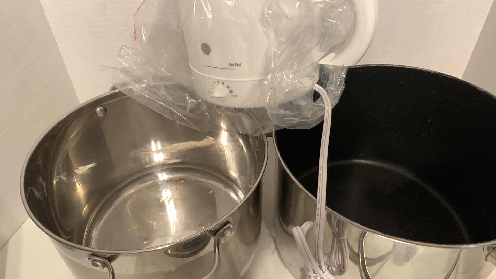 Photo 1 of PAIR OF SAUCE PANS AND 32 OUNCE HOT POT