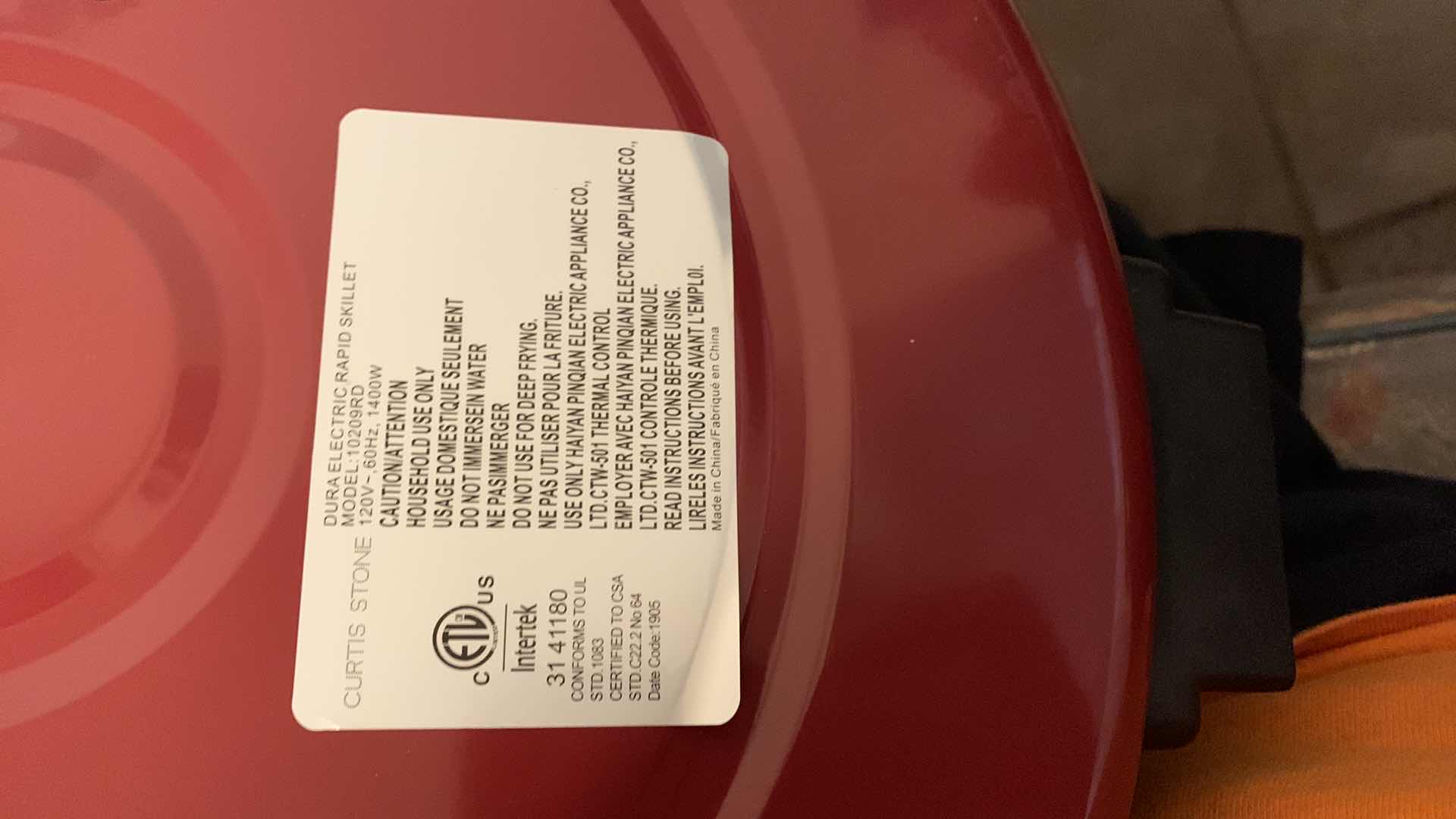 Photo 1 of CURTIS STONE RAPID 14” SKILLET