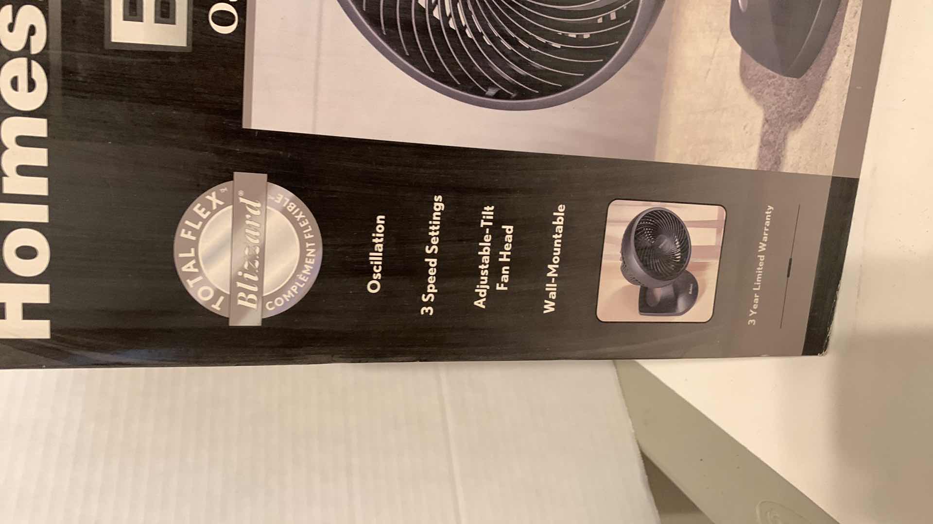 Photo 1 of HOLMES BLIZZARD TABLE FAN