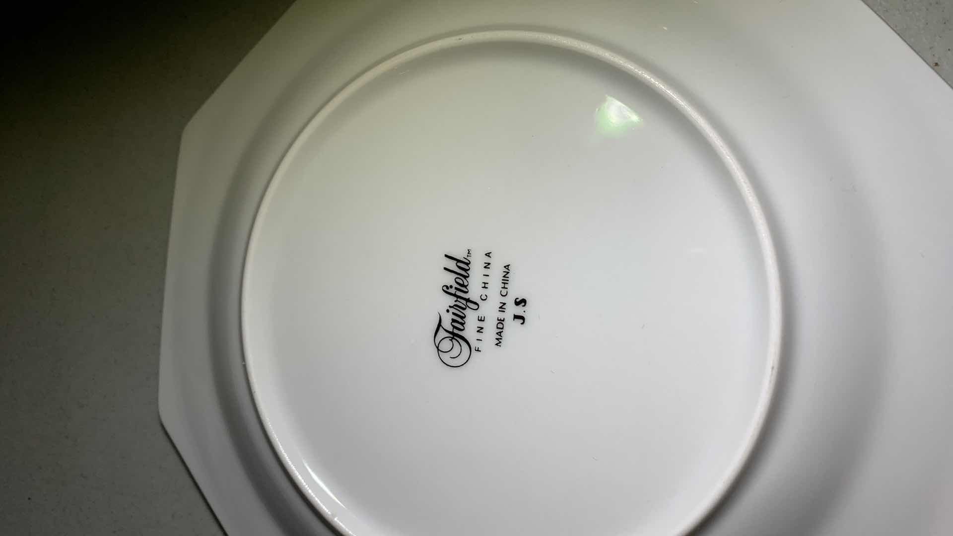 Photo 1 of FAIRFIELD FINE CHINA 19 PIECE SET