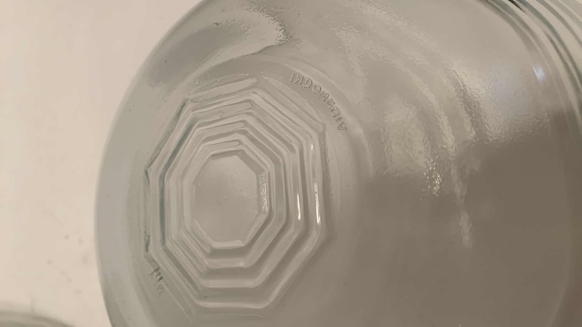 Photo 1 of LEONARD CRYSTAL BOWL 10” CIRCUMFERENCE AND ANOTHER BOWL