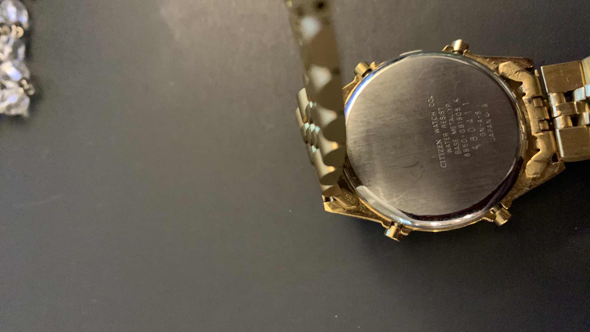 Photo 1 of WOMENS CITIZEN QUARTZ ALARM CHRONOGRAPH ABALONE SHELL FACE