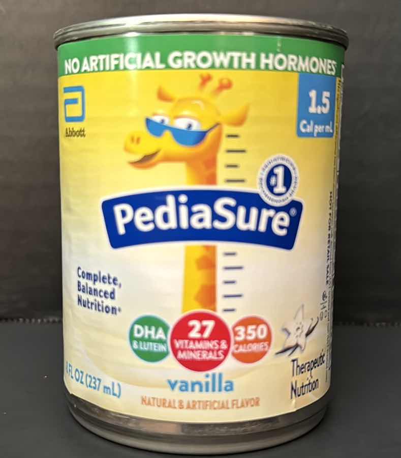 Photo 2 of PEDIASURE VANILLA STANDARD TUBE FEEDING FORMULA 24  X 8 OUNCE CANS