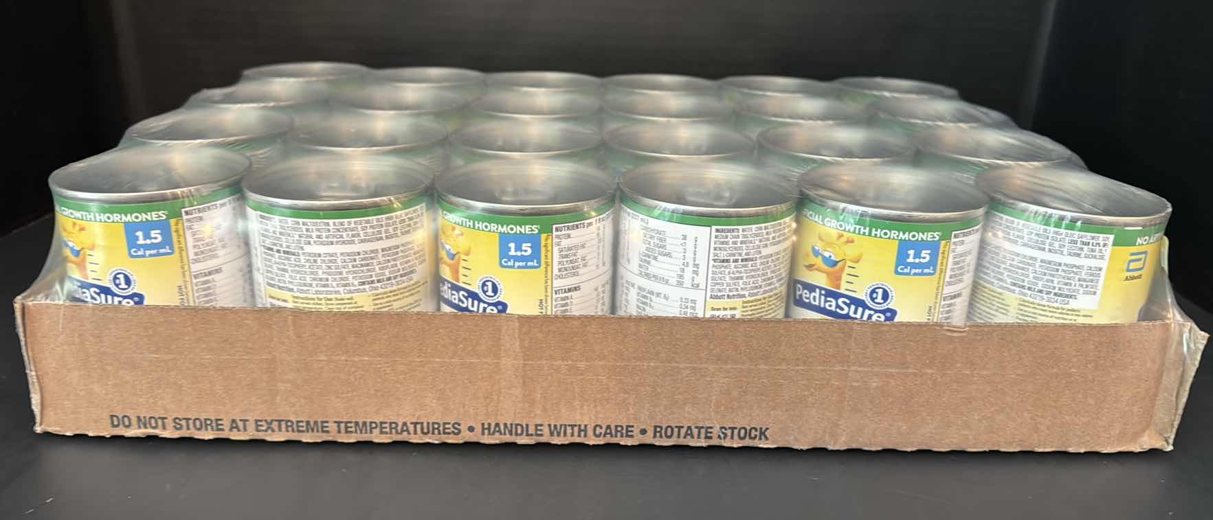 Photo 1 of PEDIASURE VANILLA STANDARD TUBE FEEDING FORMULA 24  X 8 OUNCE CANS