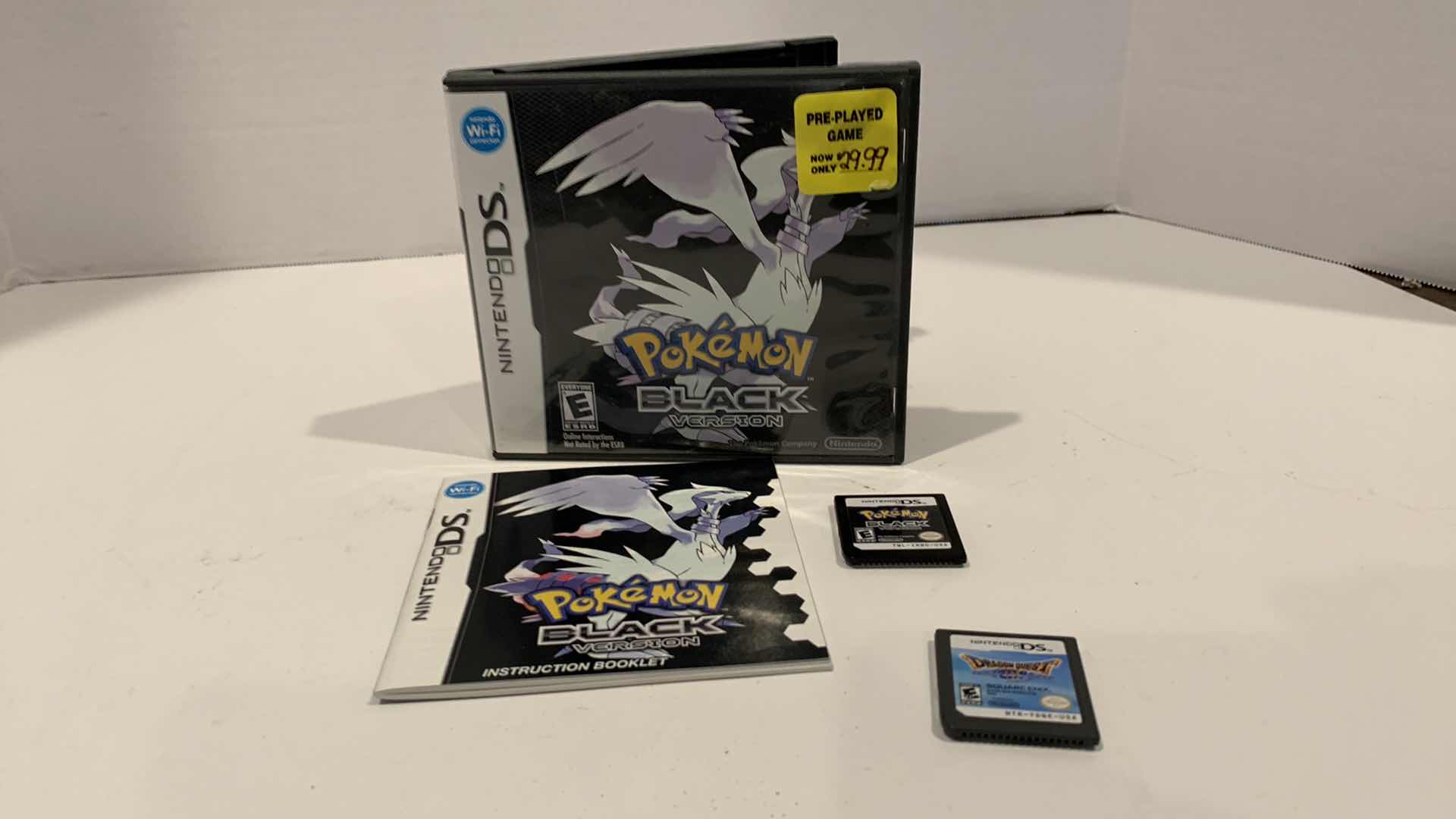 Photo 1 of NINTENDO DS POKÉMON BLACK VERSION AND DRAGON QUEST GAME