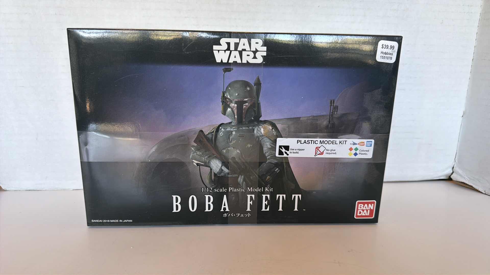 Photo 1 of NIB STAR WARS BAN DAI BOBA FETT MODEL KIT
