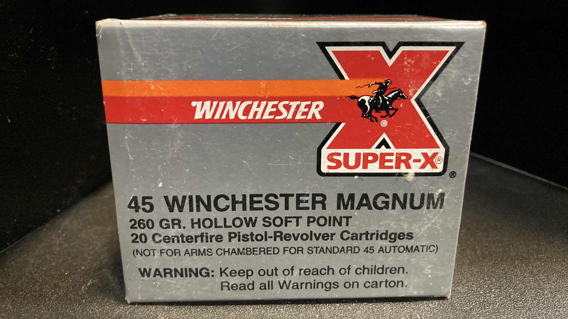 Photo 1 of WINCHESTER 45 MAGNUM HOLLOW SOFT POINT (20)