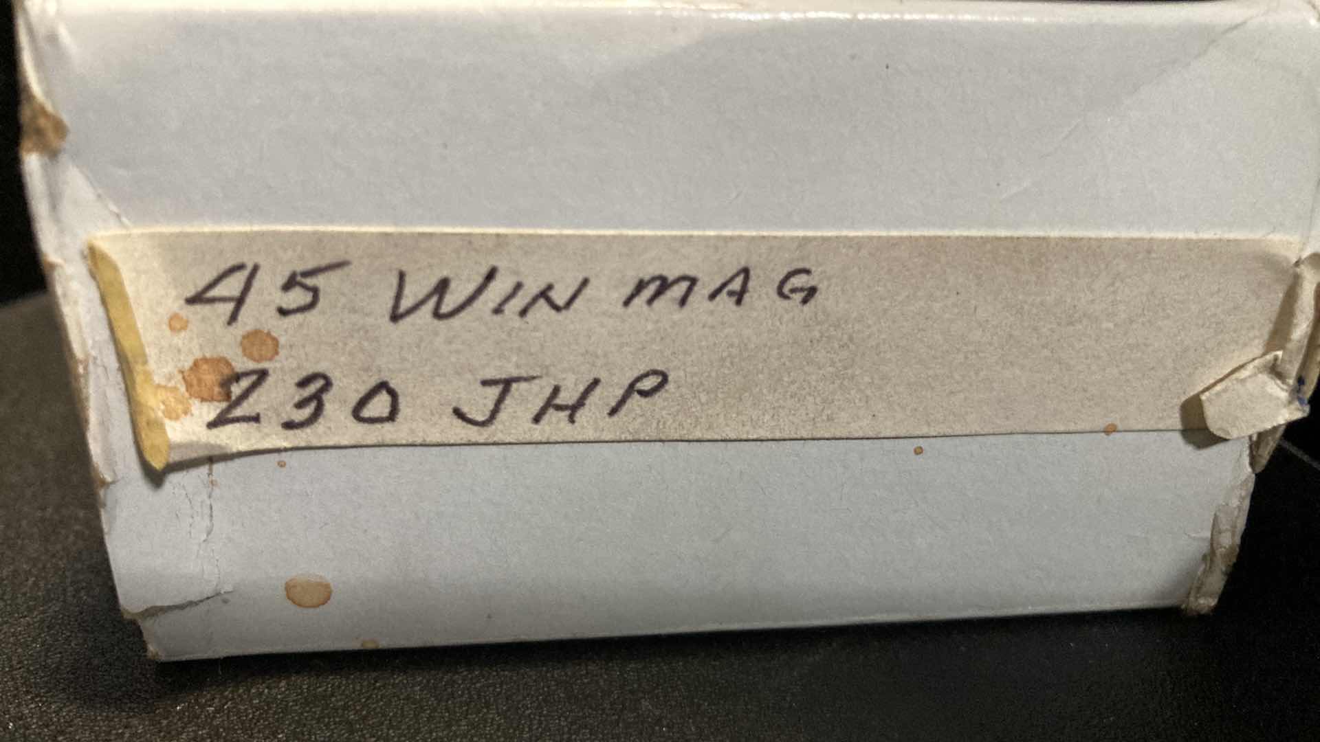 Photo 2 of 45 WIN MAG 230 GRAIN JHP AMMO (50)