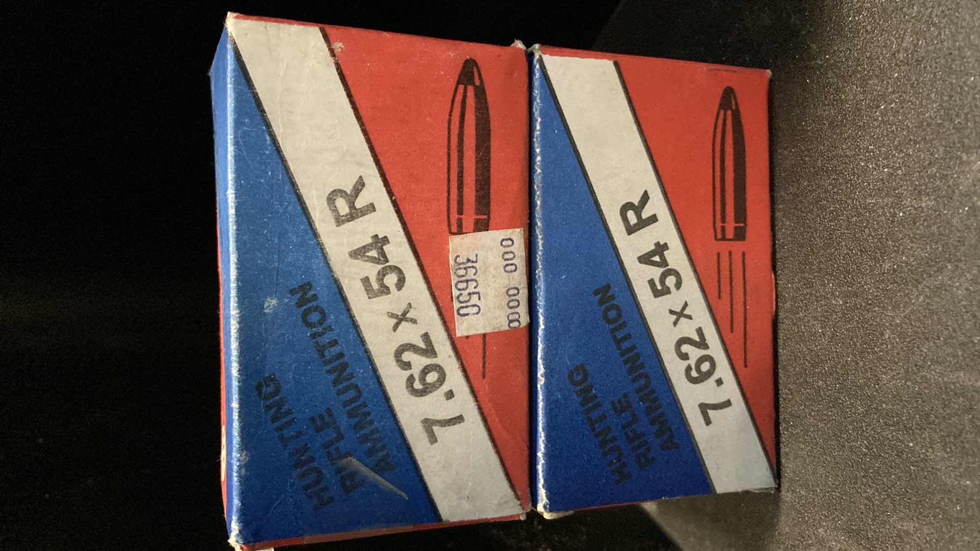 Photo 1 of HUNTING RIFLE AMMUNITION 7.62X54R AMMO (40)