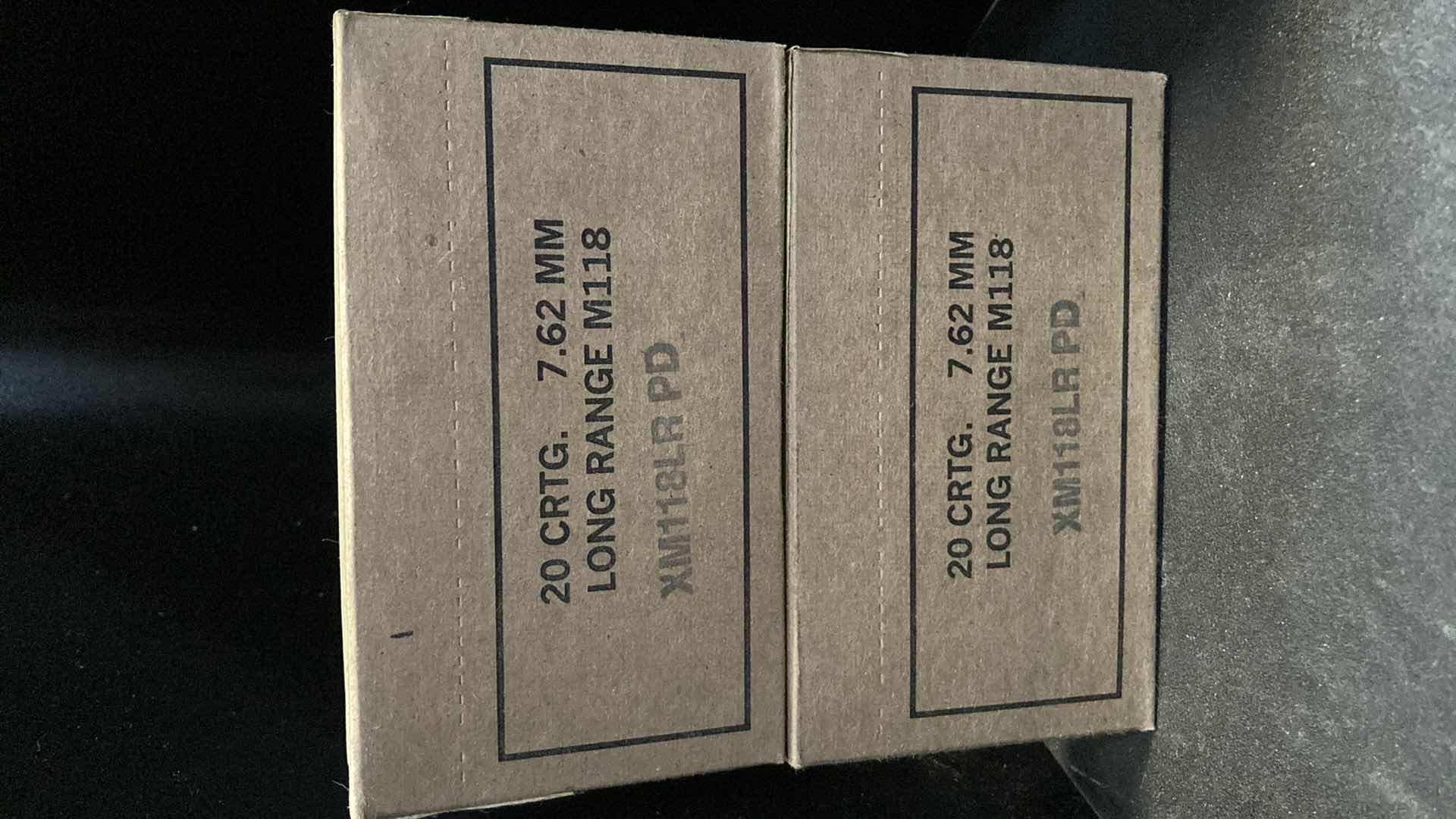 Photo 1 of 7.62MM LONG RANGE M118 XM118LR PD AMMO (40)