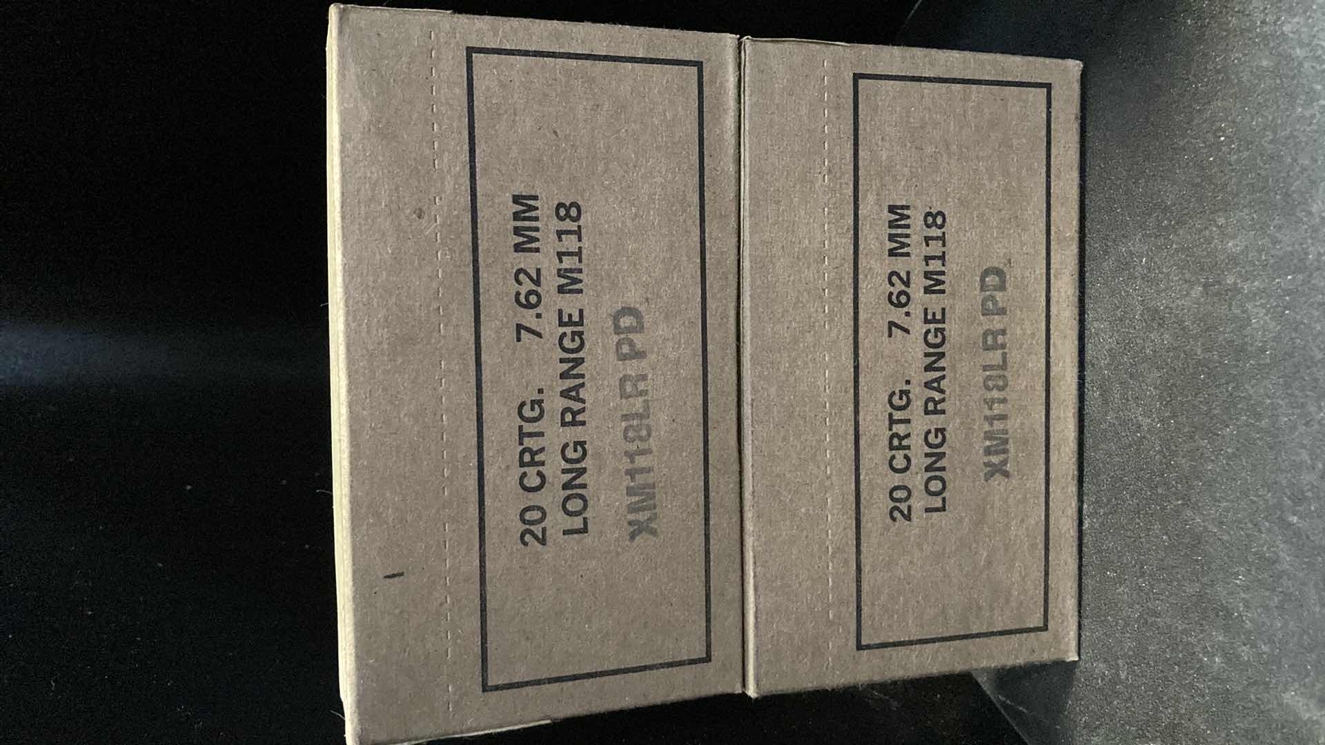 Photo 1 of 7.62MM LONG RANGE M118 XM118LR PD AMMO (40)