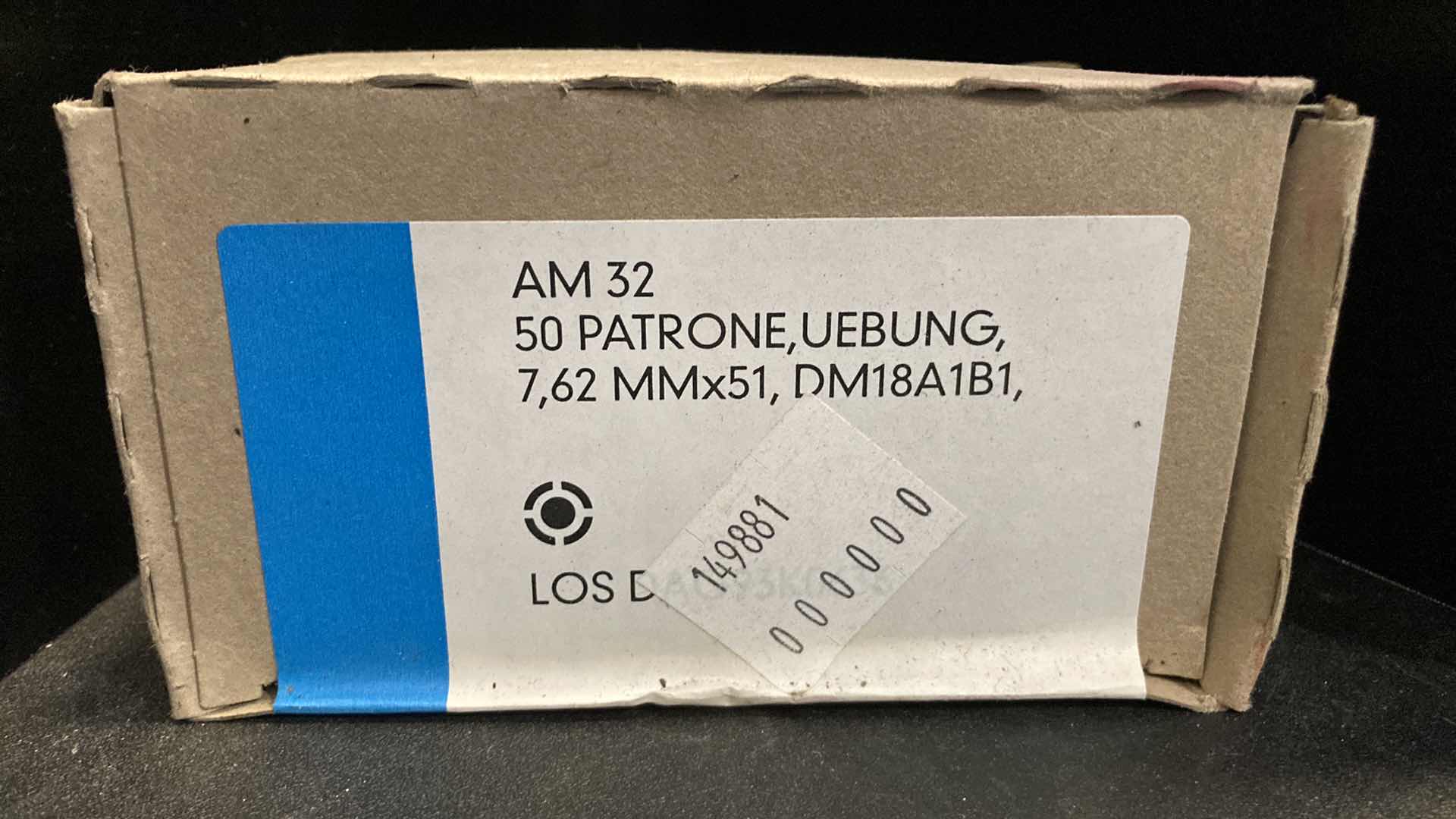 Photo 1 of AM 32 PATRONE,UEBUNG, 7.62MMx51, DM18A1B1 BLANKS (50)