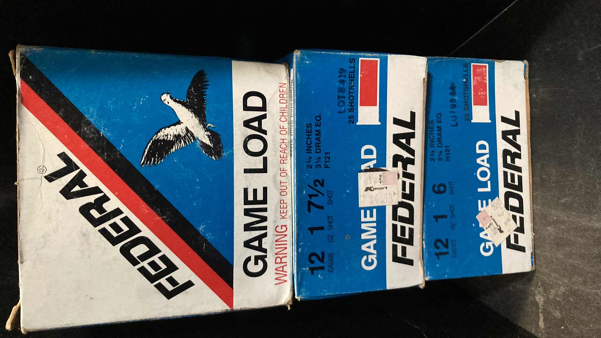 Photo 1 of FEDERAL 12 GAUGE GAME SHOT AMMO (68)