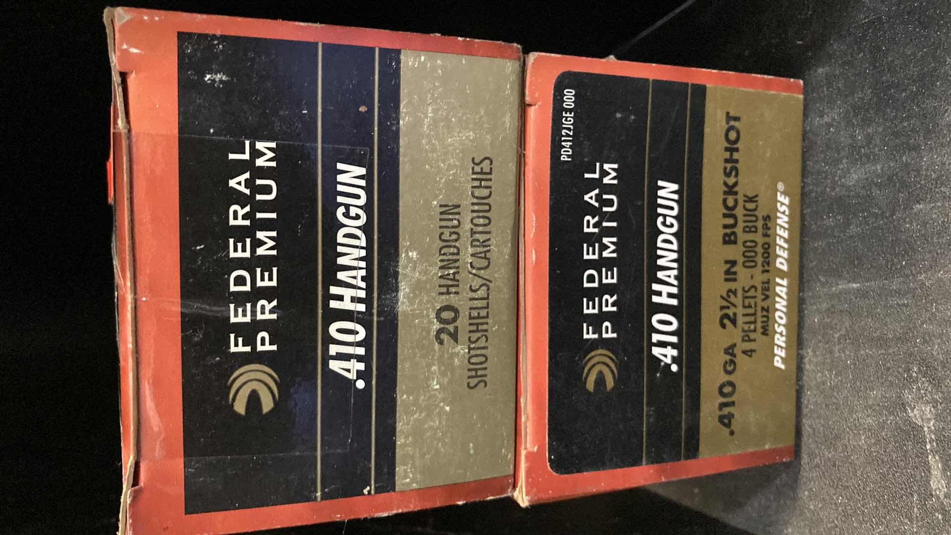 Photo 1 of FEDERAL PREMIUM 410 HANDGUN AMMO (30)