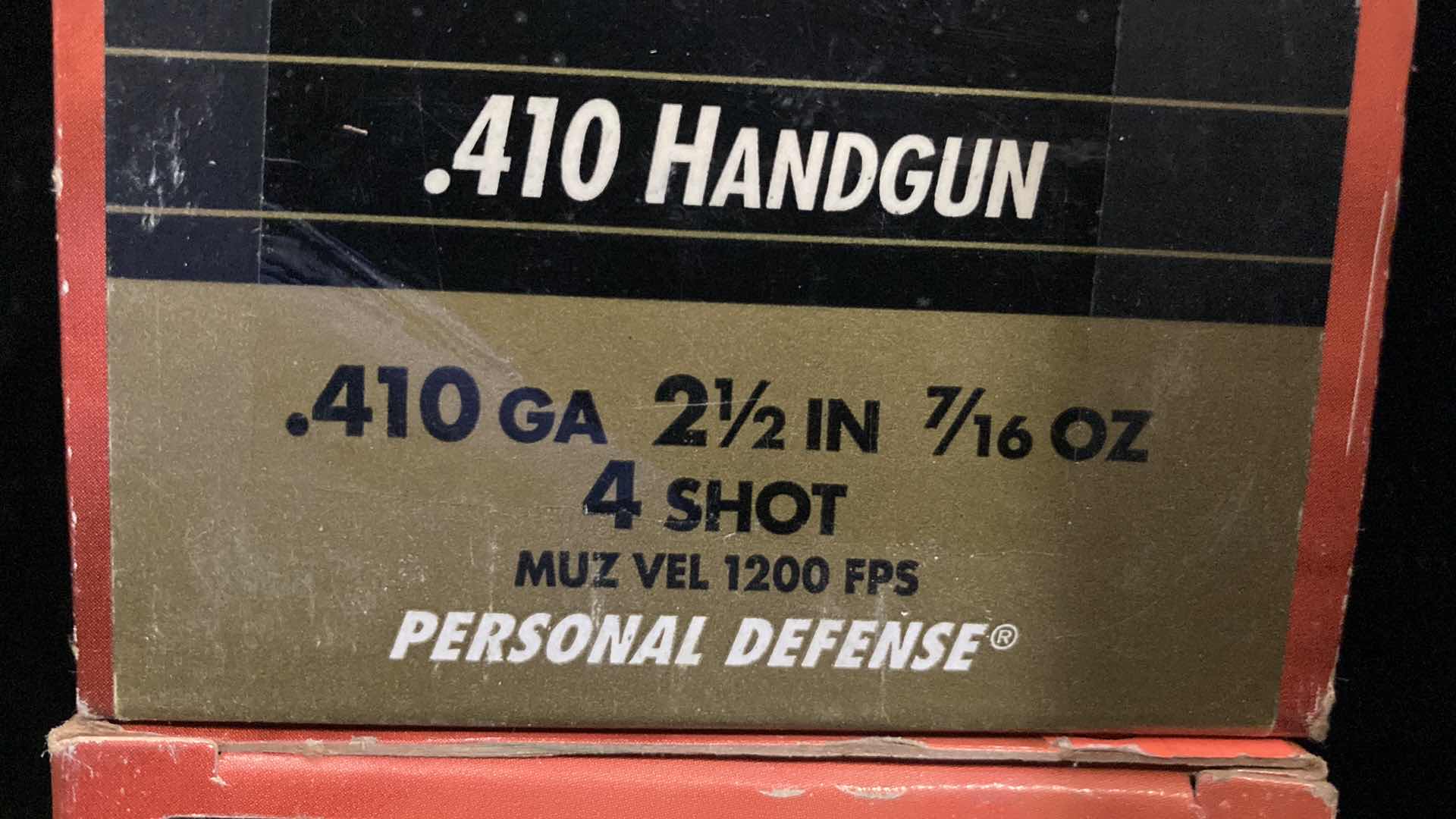 Photo 3 of FEDERAL PREMIUM 410 HANDGUN AMMO (30)