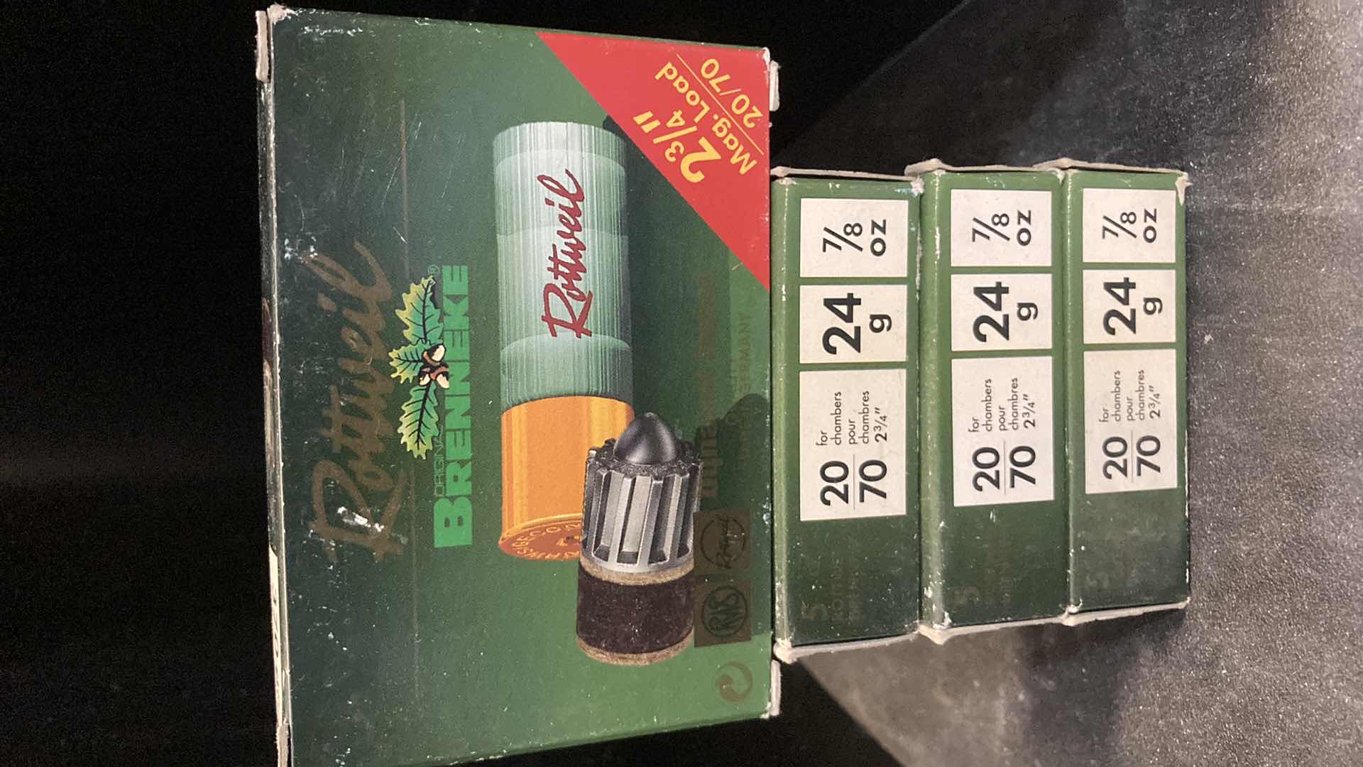 Photo 1 of BRENNEKE 20/70 MAG LOAD AMMO (25)