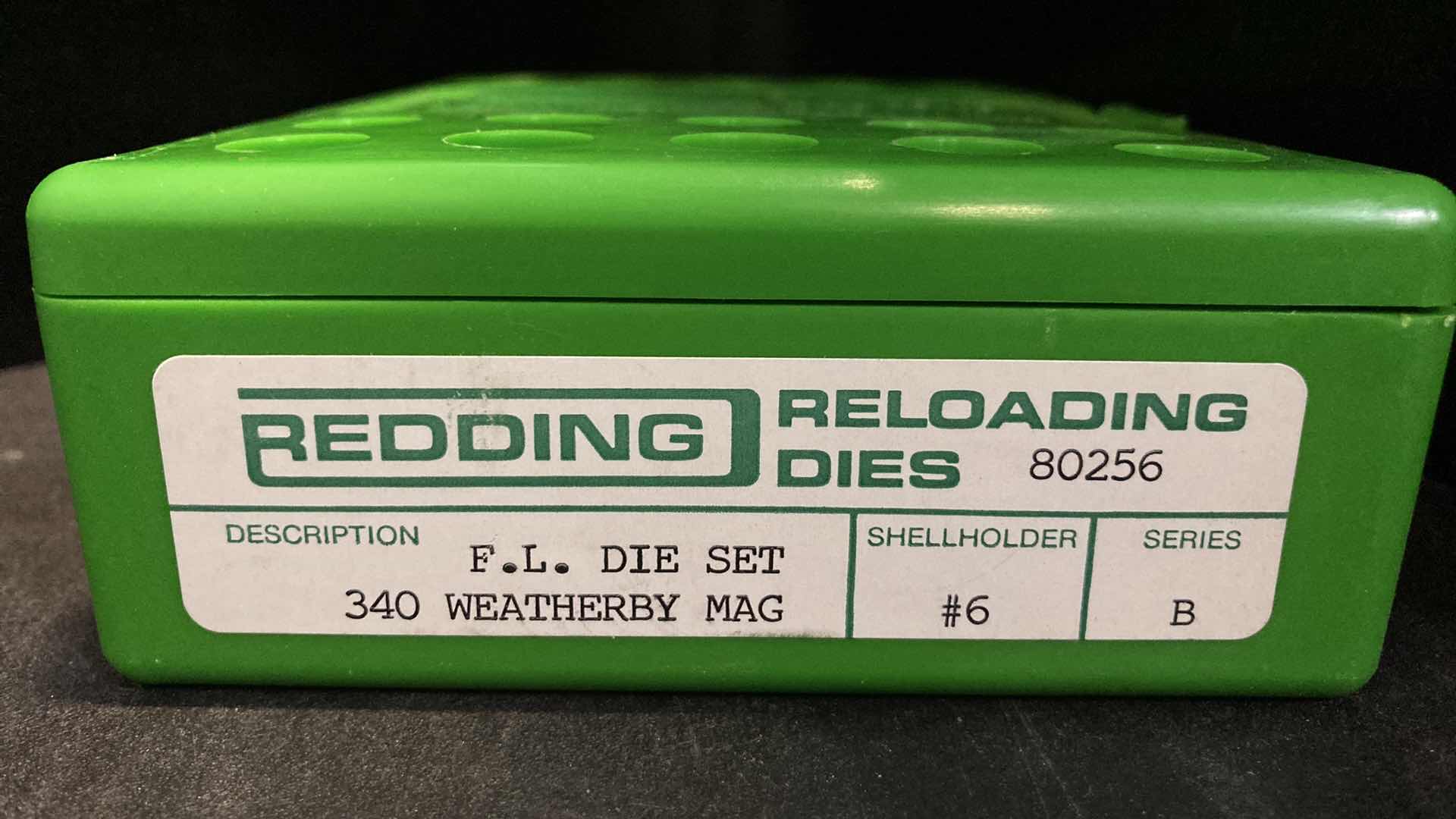 Photo 2 of REDDING RELOADING DIES 340 WEATHERBY MAG DIE SET
