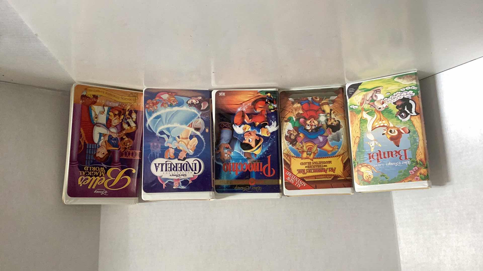Photo 1 of FIVE DISNEY VHS MOVIES