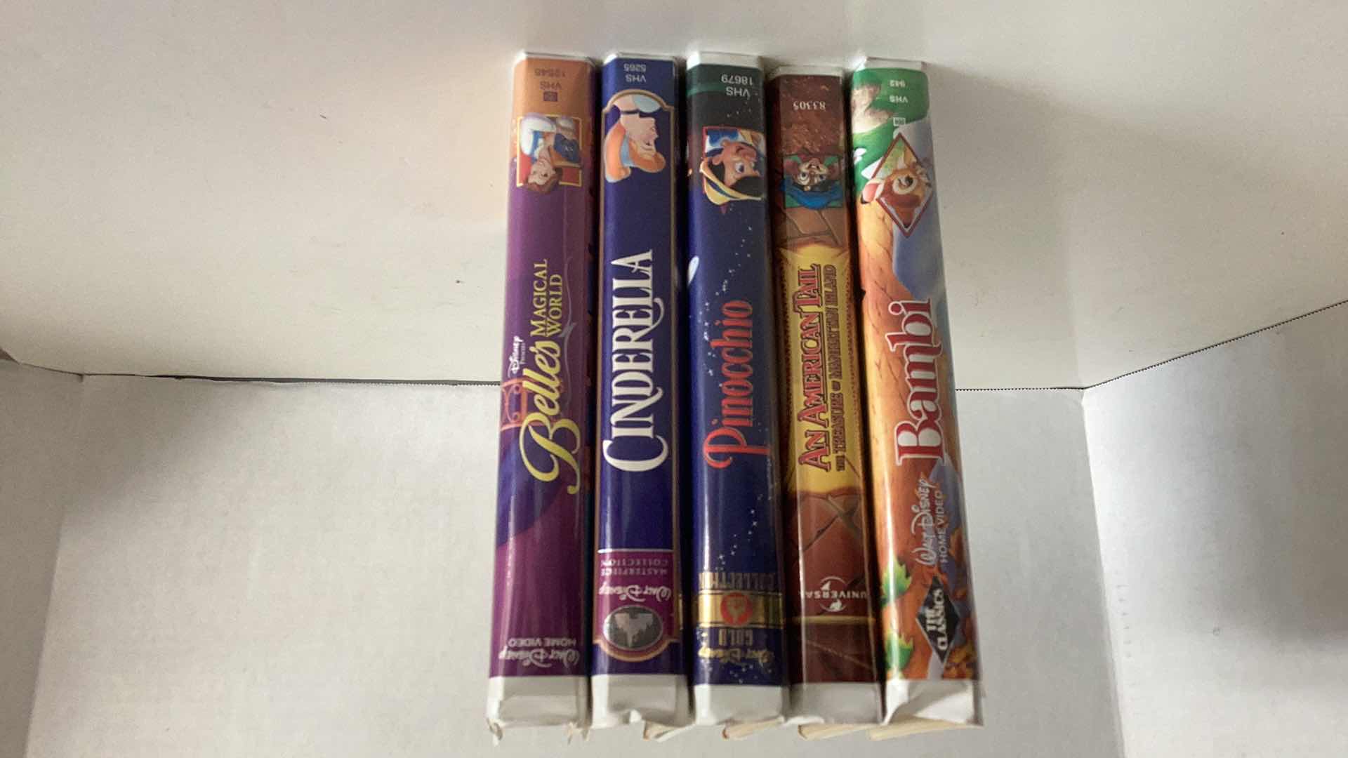 Photo 3 of FIVE DISNEY VHS MOVIES