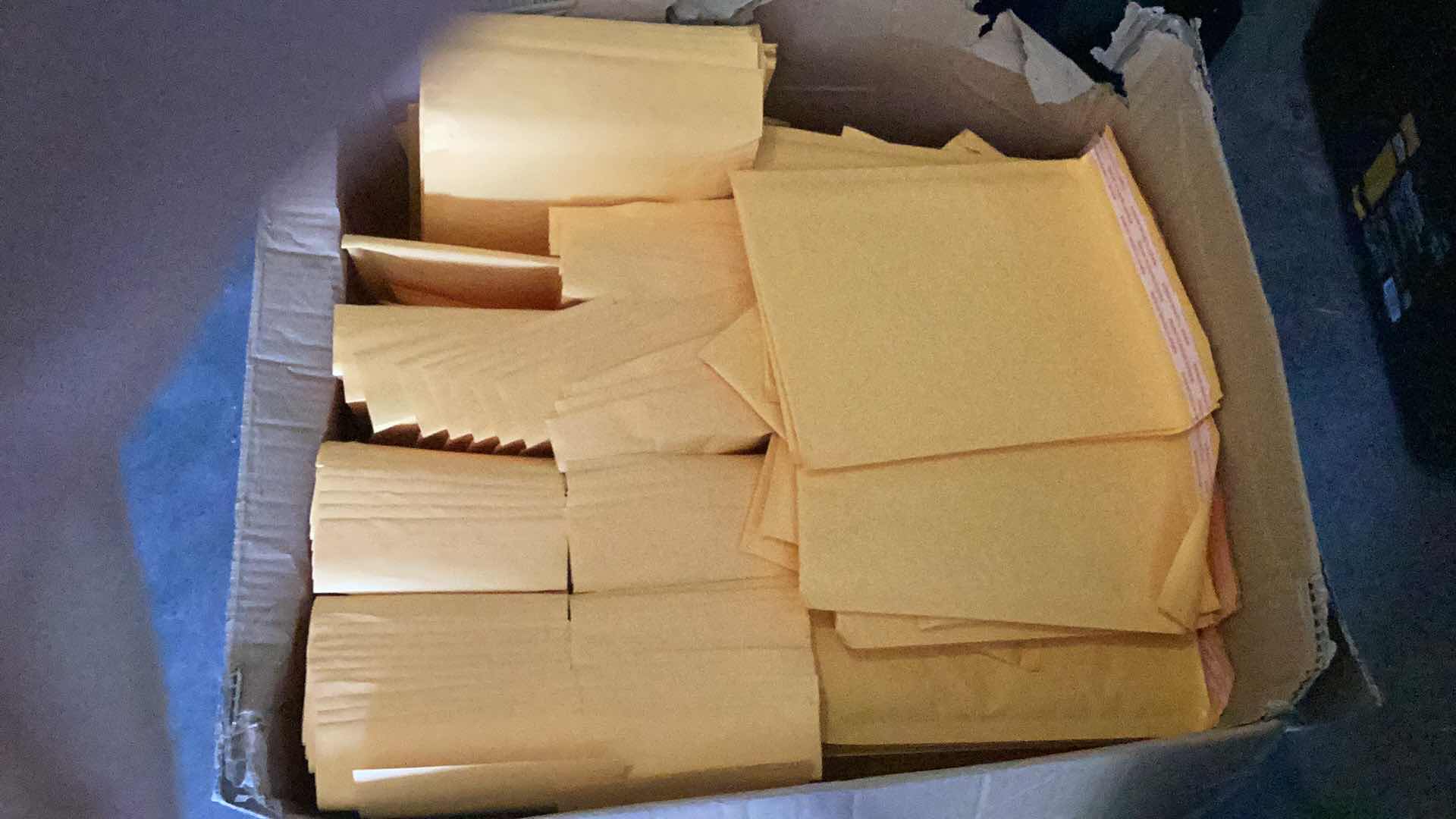 Photo 1 of LARGE BOX OF SEALABLE MANILA ENVELOPES