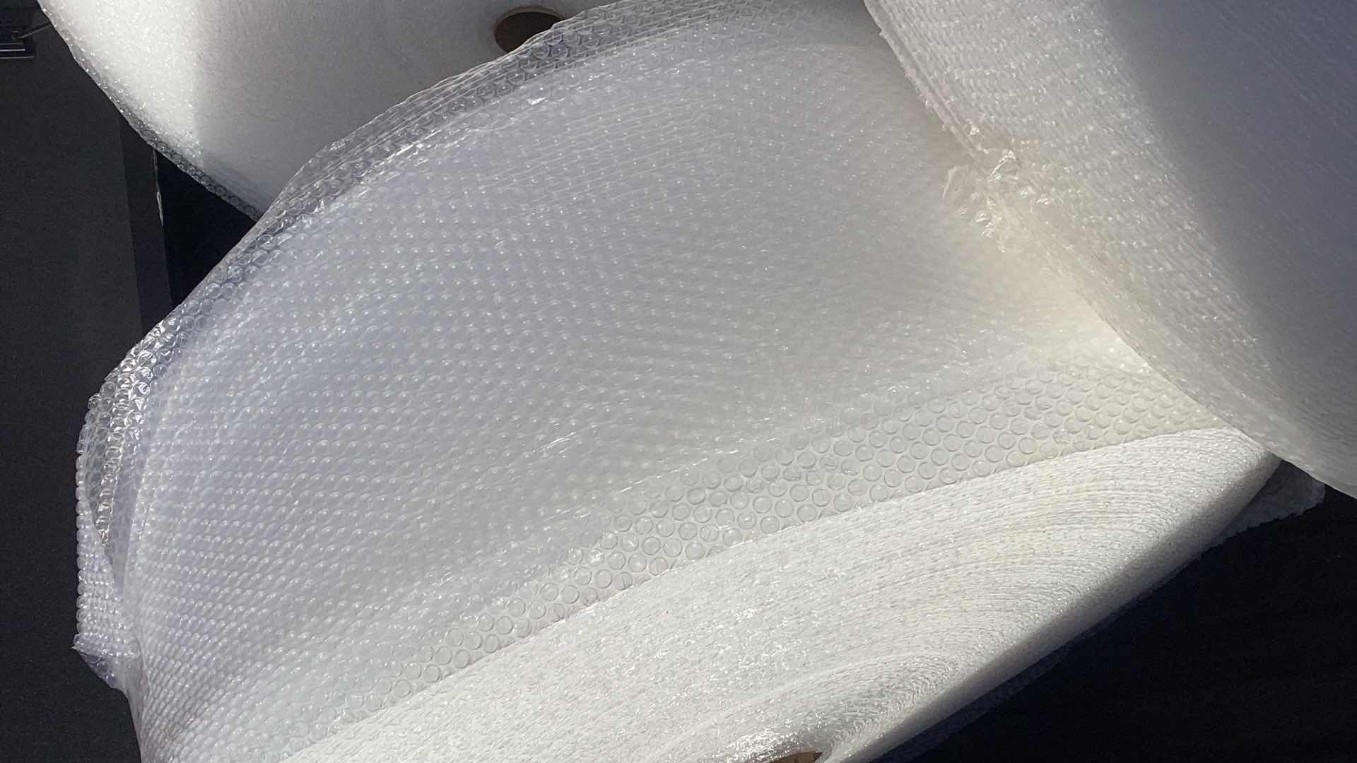 Photo 1 of FOUR LARGE 12” WIDE SMALL BUBBLE WRAP